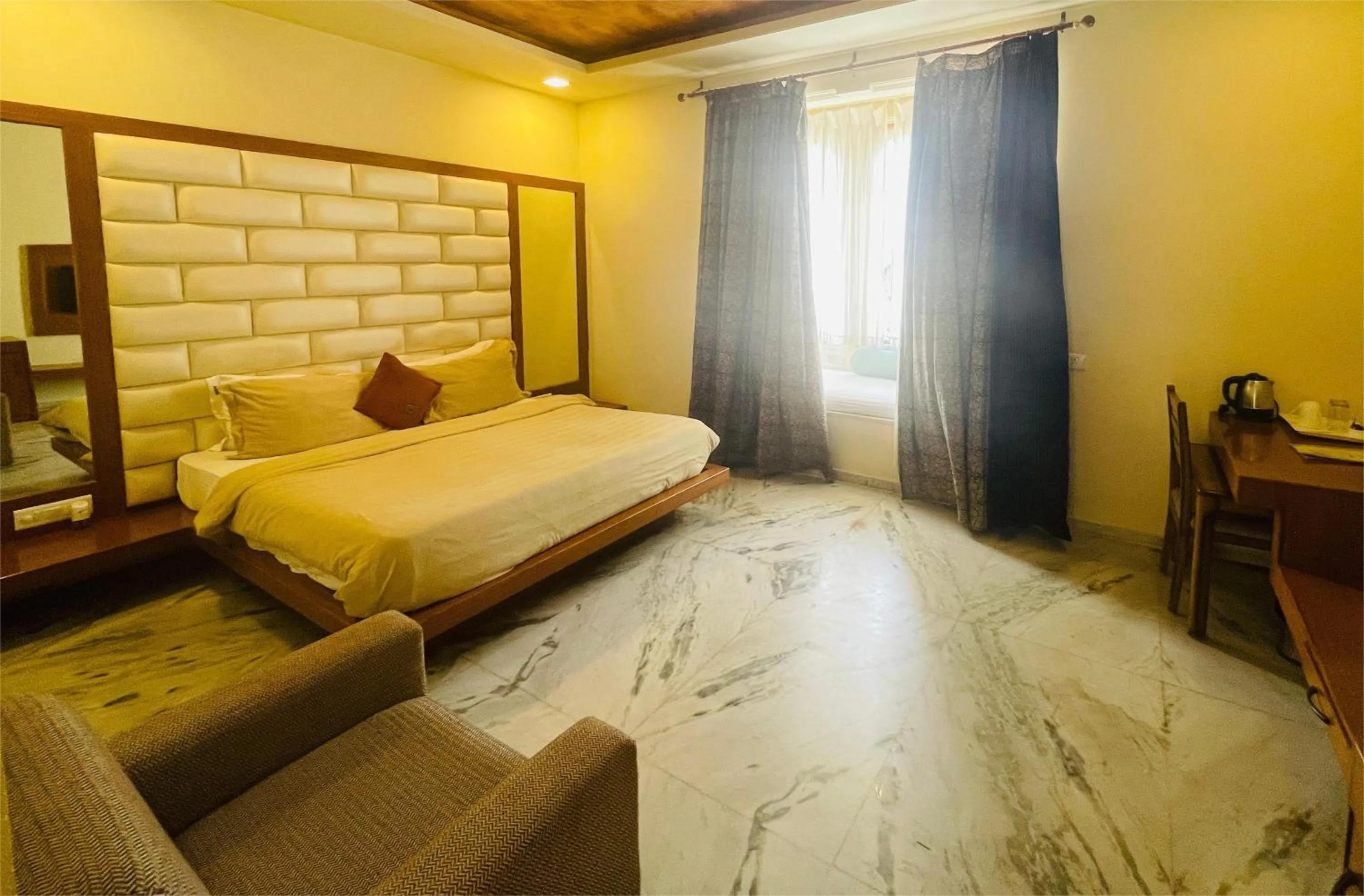 Bedroom, Bed in jüSTa Brij Bhoomi Resort, Nathdwara