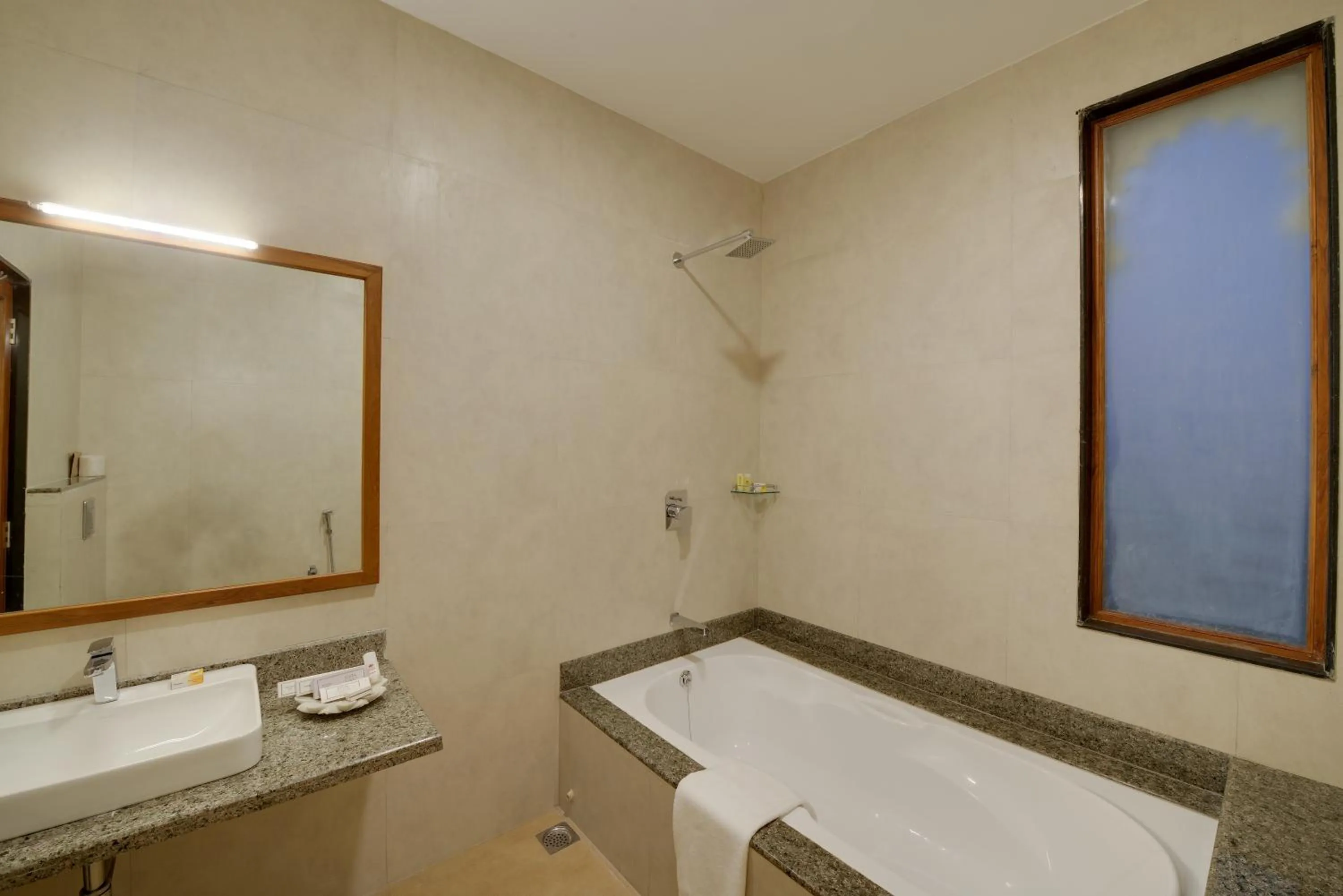 Bathroom in jüSTa Brij Bhoomi Resort, Nathdwara