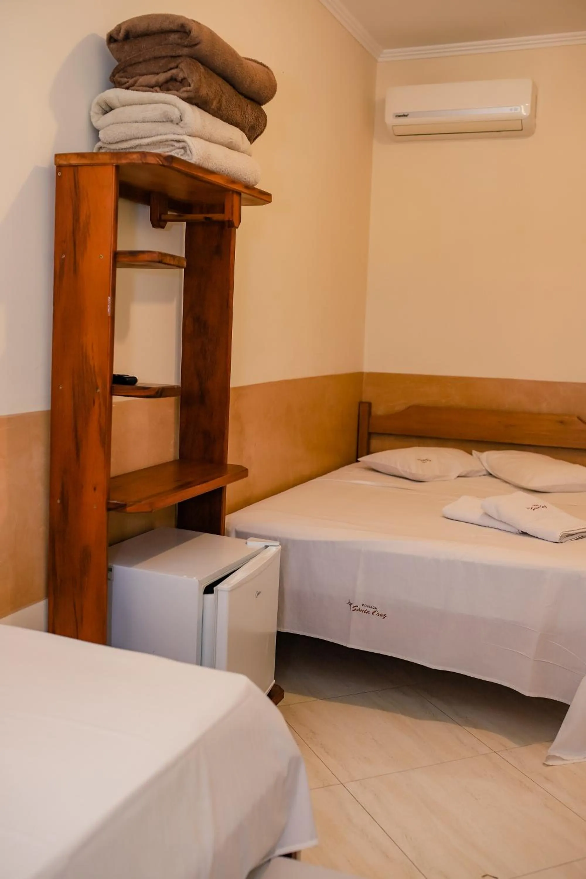 Bed in Pousada Santa Cruz