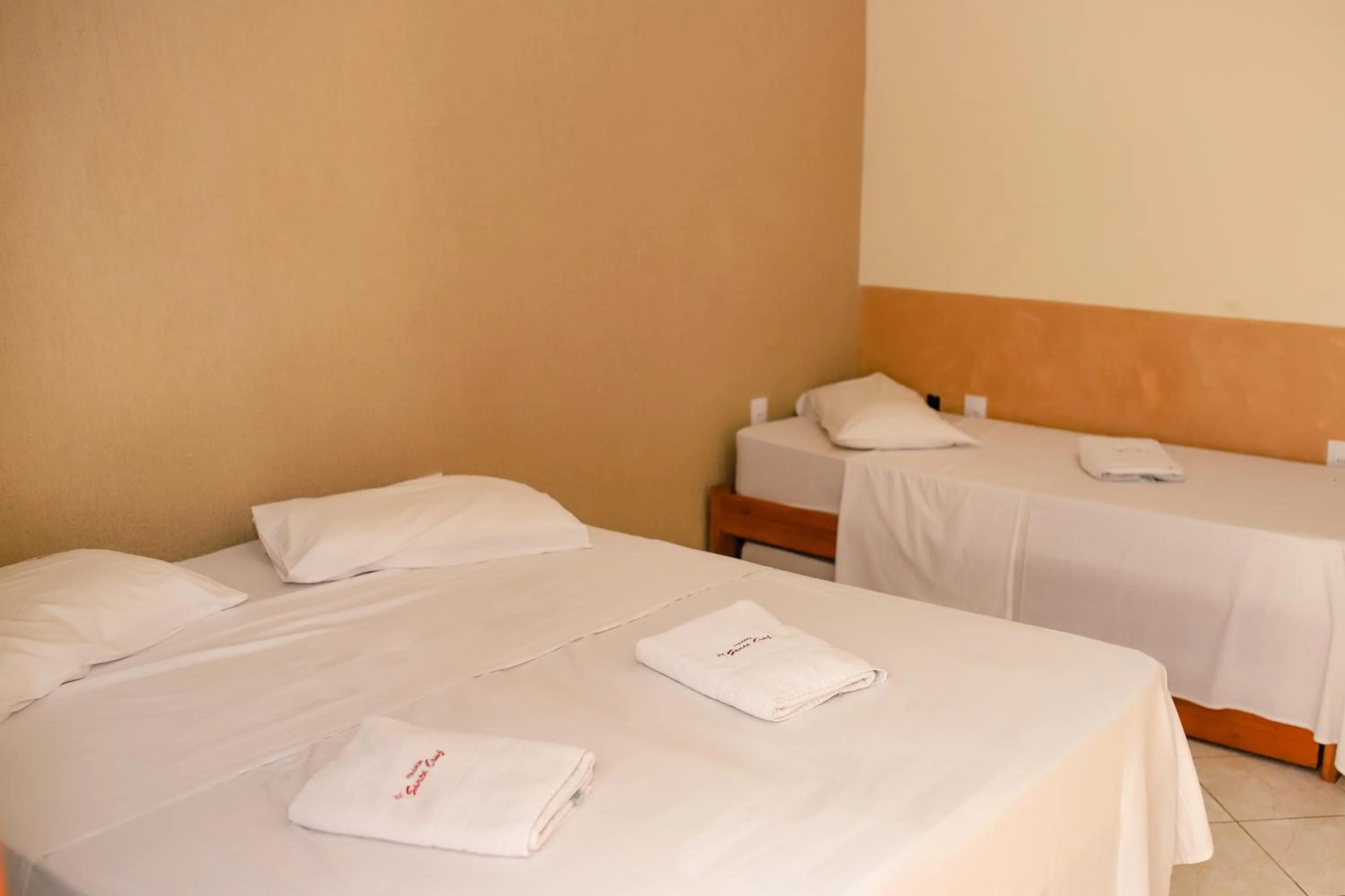 Bed in Pousada Santa Cruz