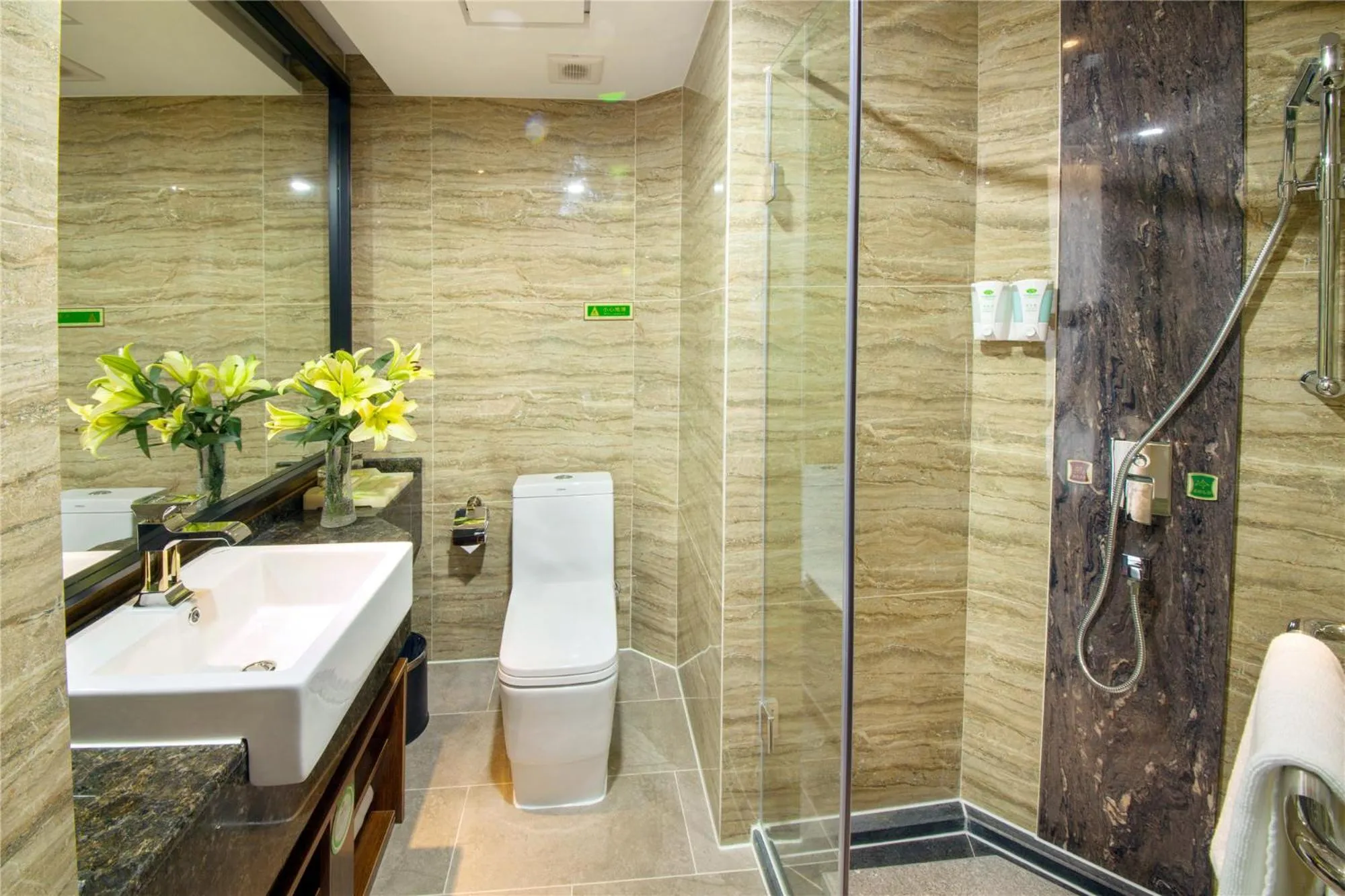 Shower in Venus Royal Hotel Guilin Elephant Trunk Hill & Sun and Moon Twin Towers Branch