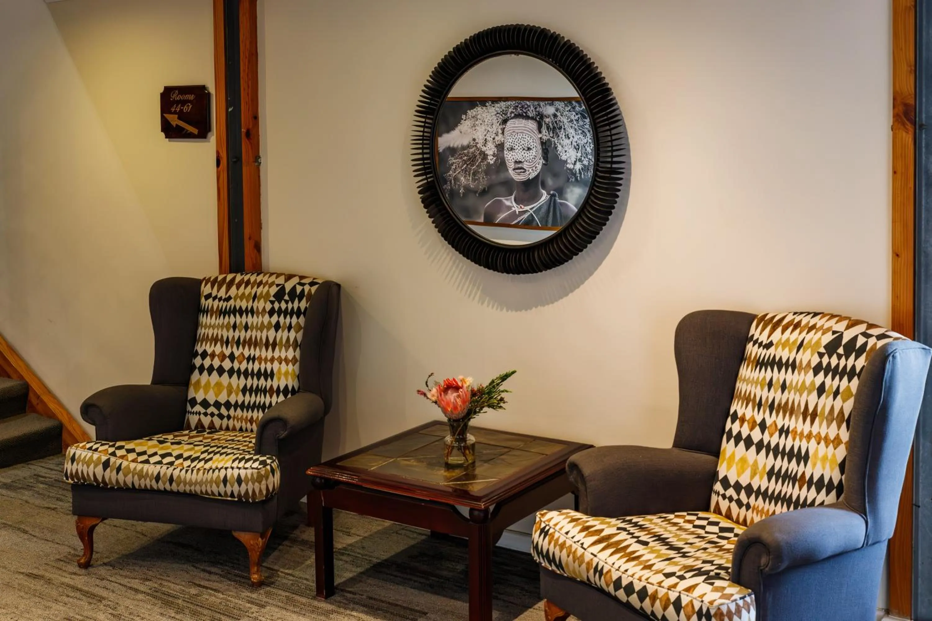 Seating area in The Kelway Hotel