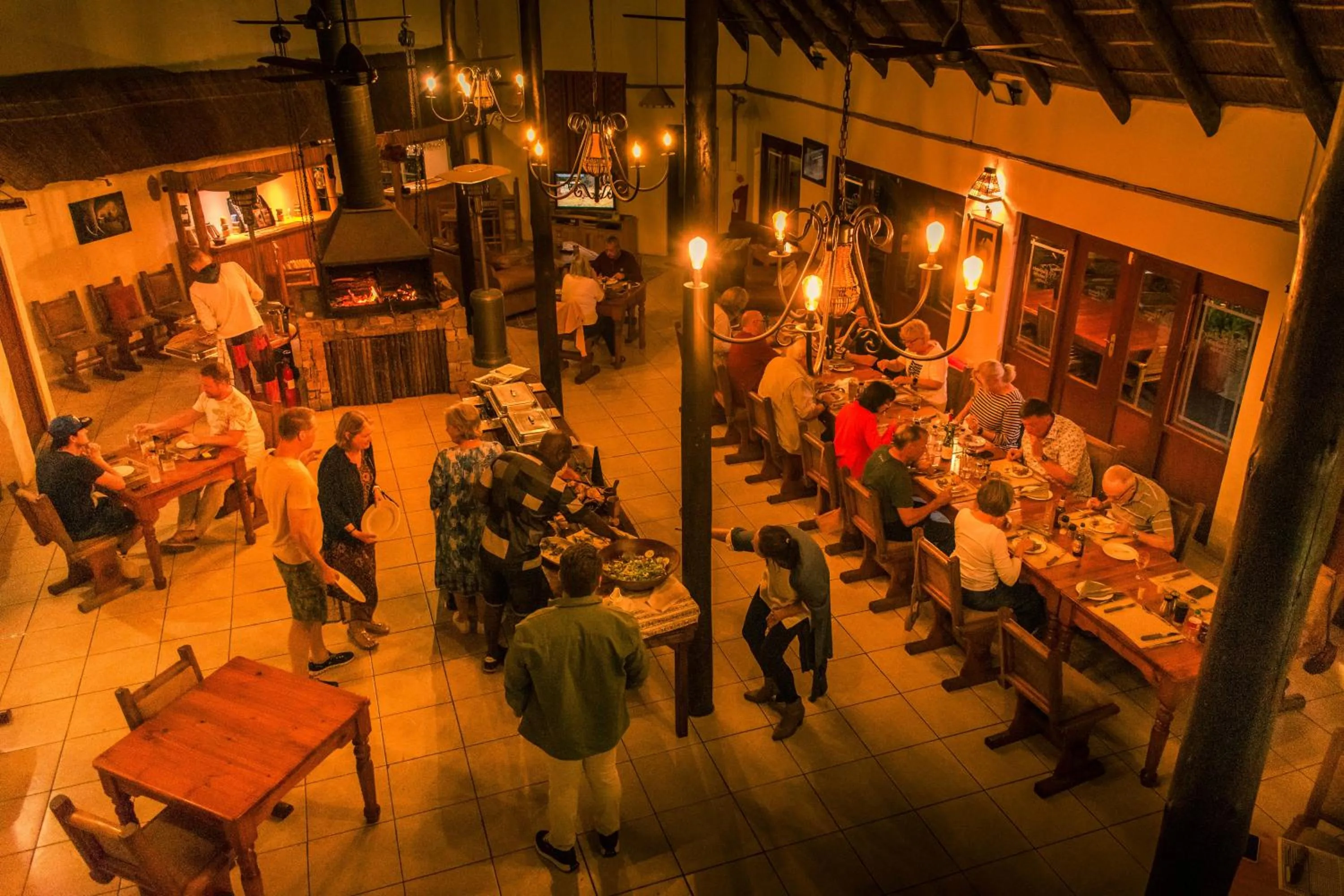 Restaurant/places to eat in Elephants Footprint Lodge