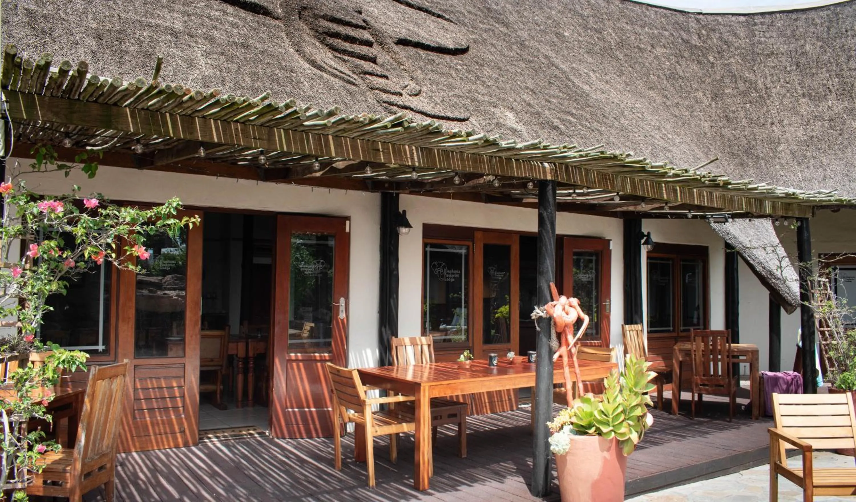 Patio in Elephants Footprint Lodge