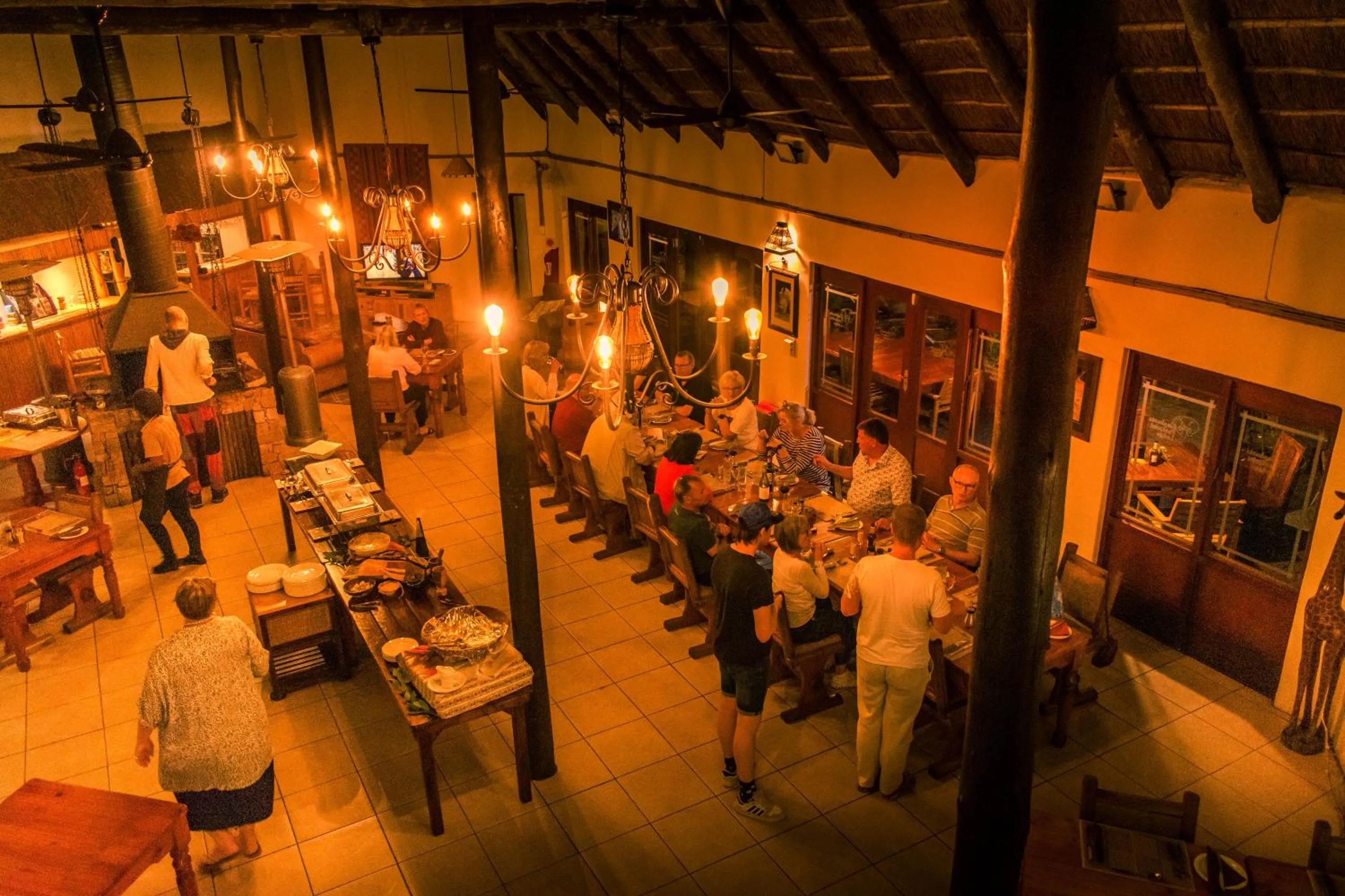 Restaurant/places to eat in Elephants Footprint Lodge