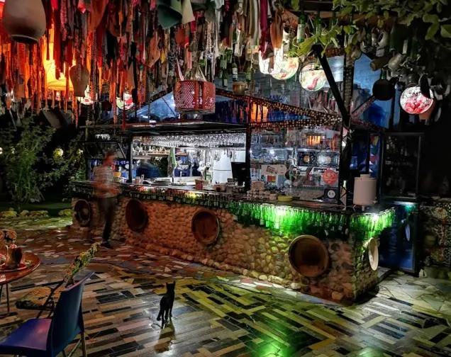 Lounge or bar in Maison d'hotes Ait Bou Izryane