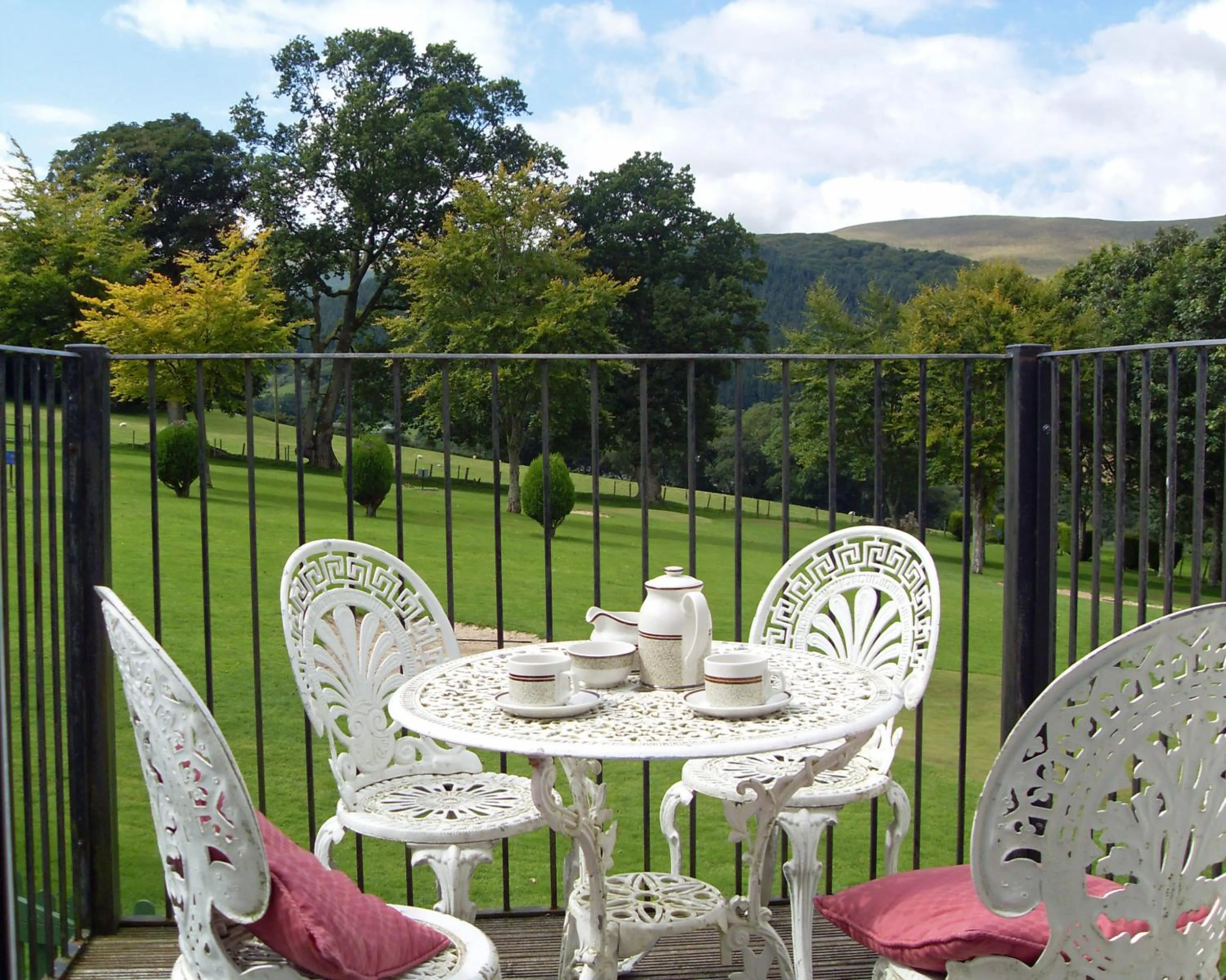 Patio in Macdonald Plas Talgarth Resort
