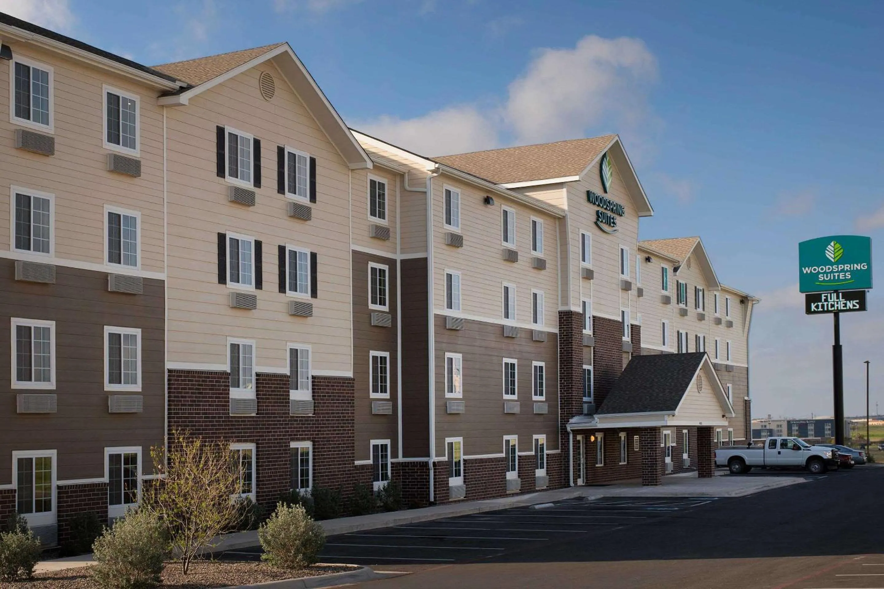 Property building in WoodSpring Suites San Angelo