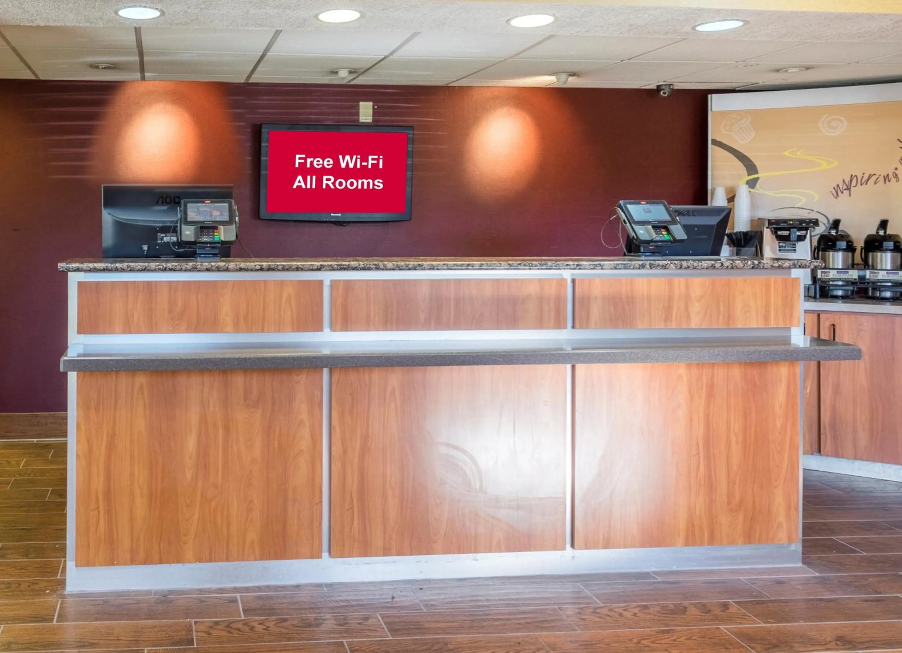 Lobby or reception in Red Roof Inn Jacksonville Airport