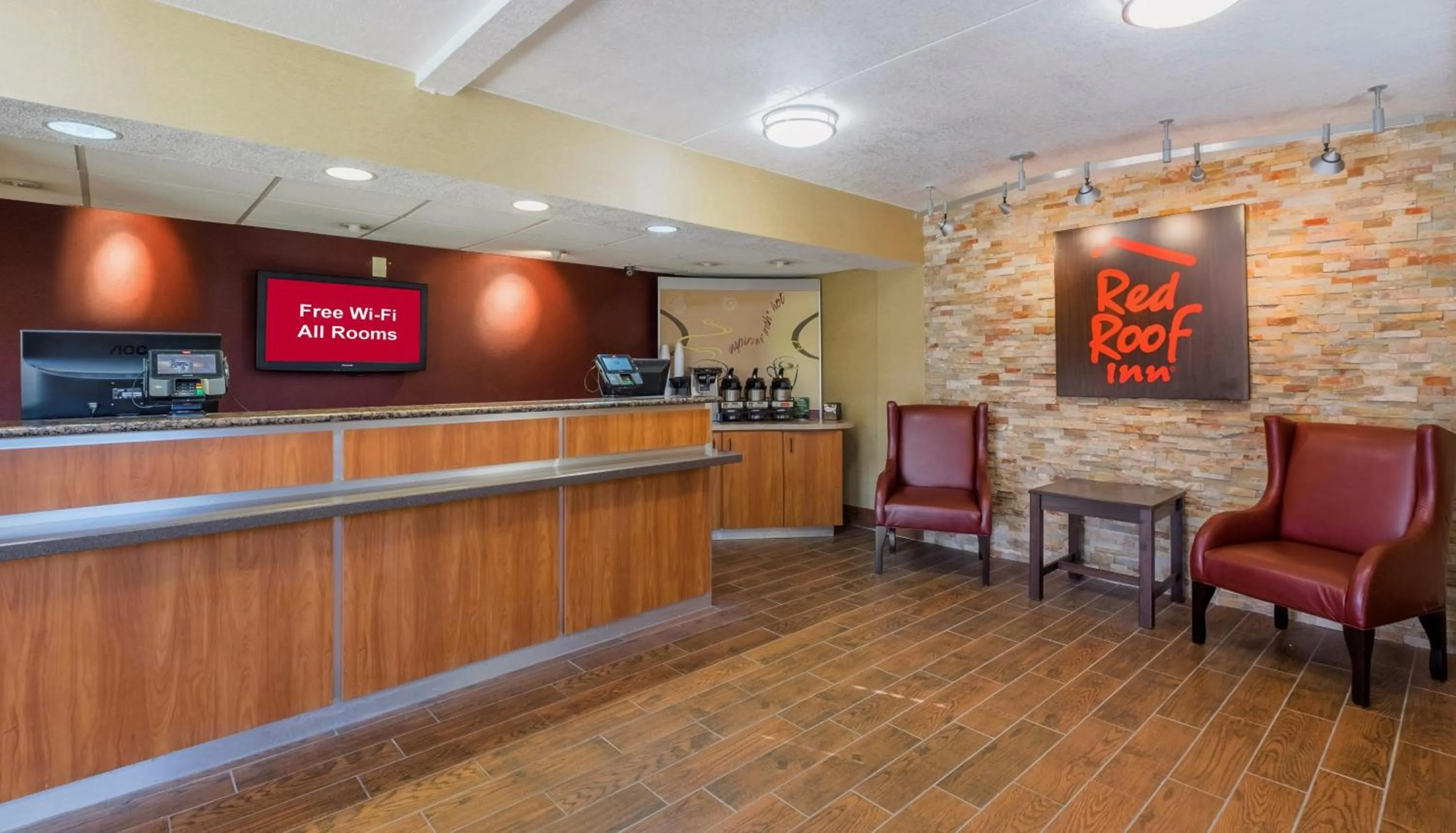 Lobby or reception in Red Roof Inn Jacksonville Airport