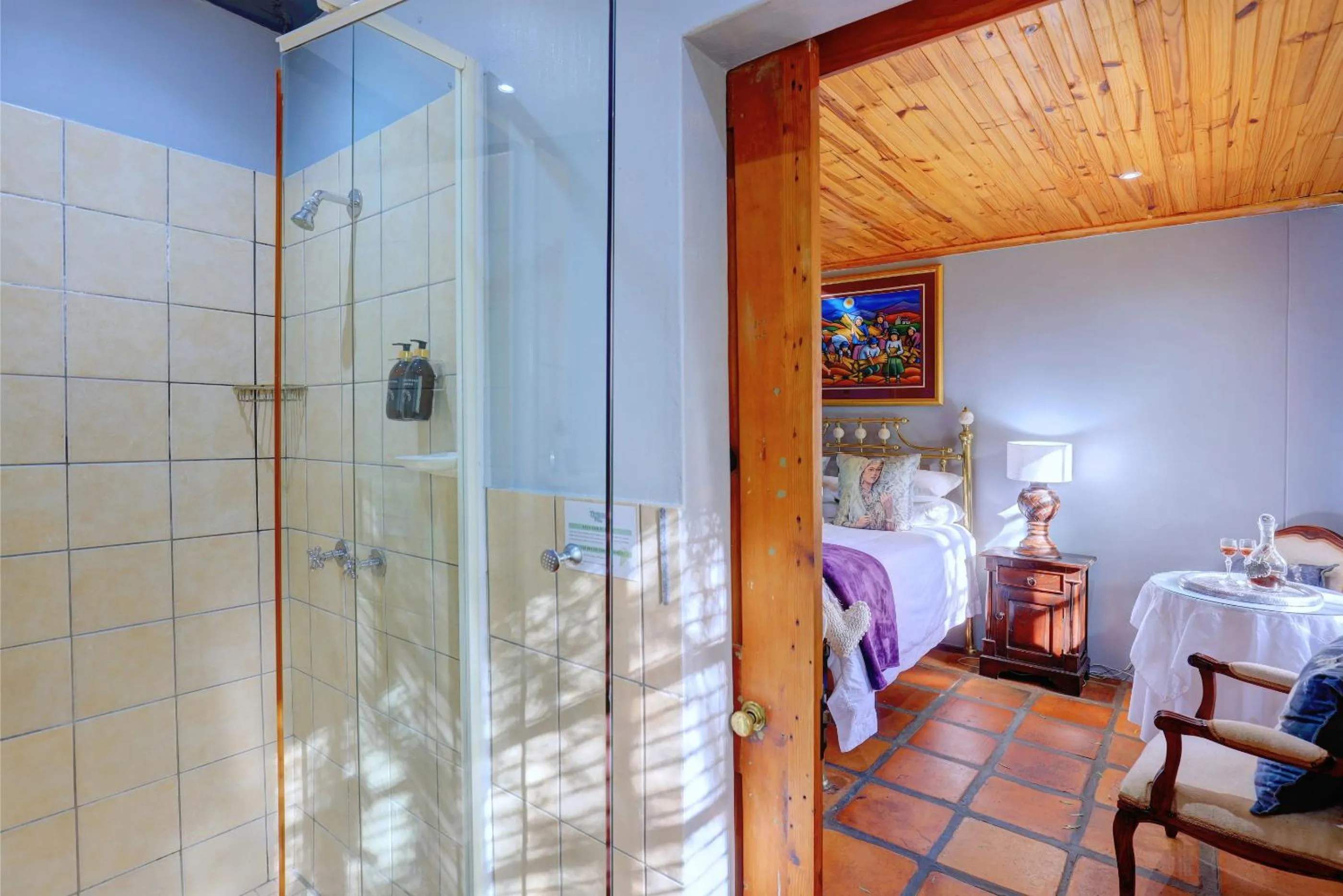 Shower, Bed in Thylitshia Villa Country Guest House