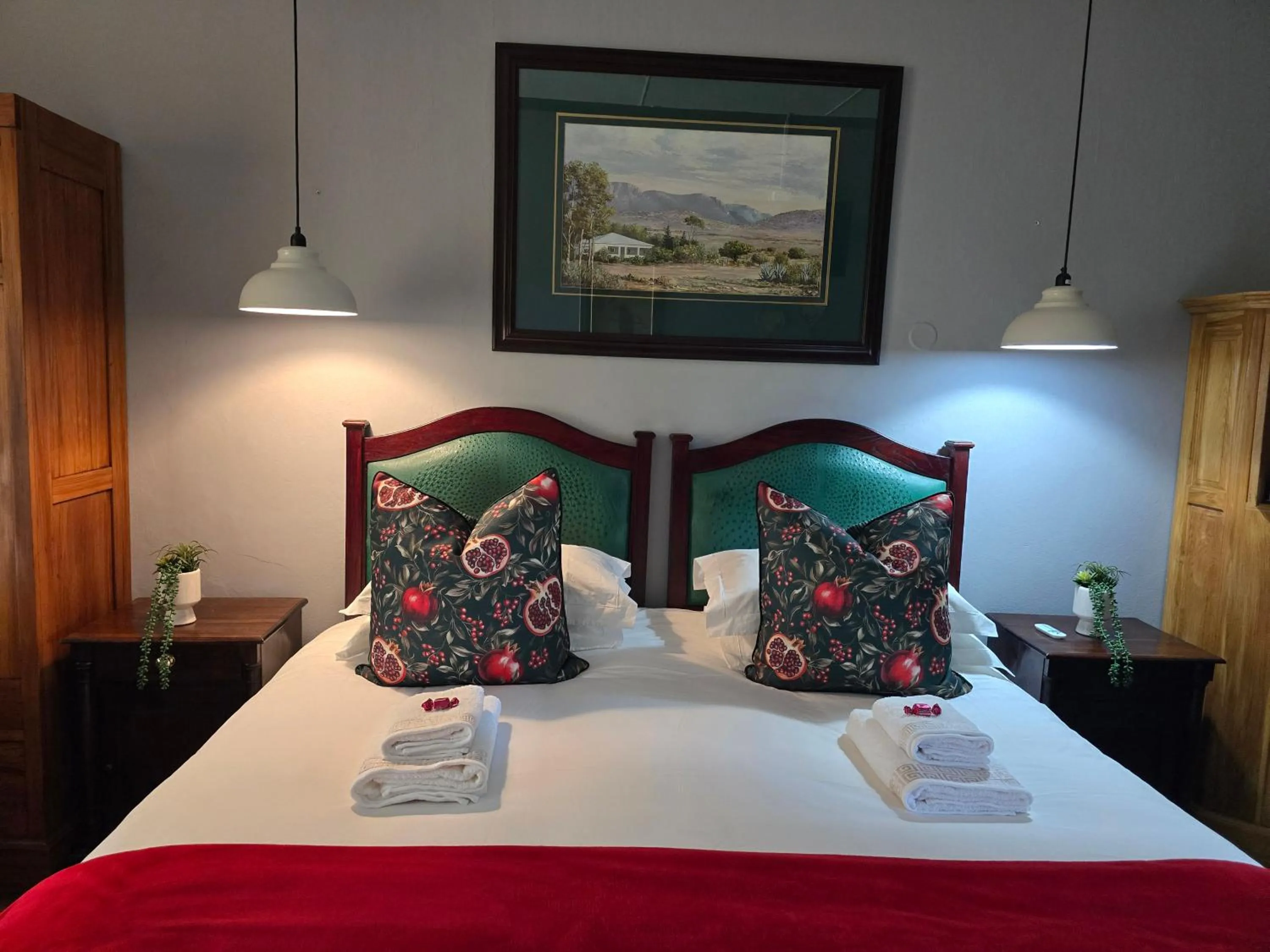 Bed in Thylitshia Villa Country Guest House