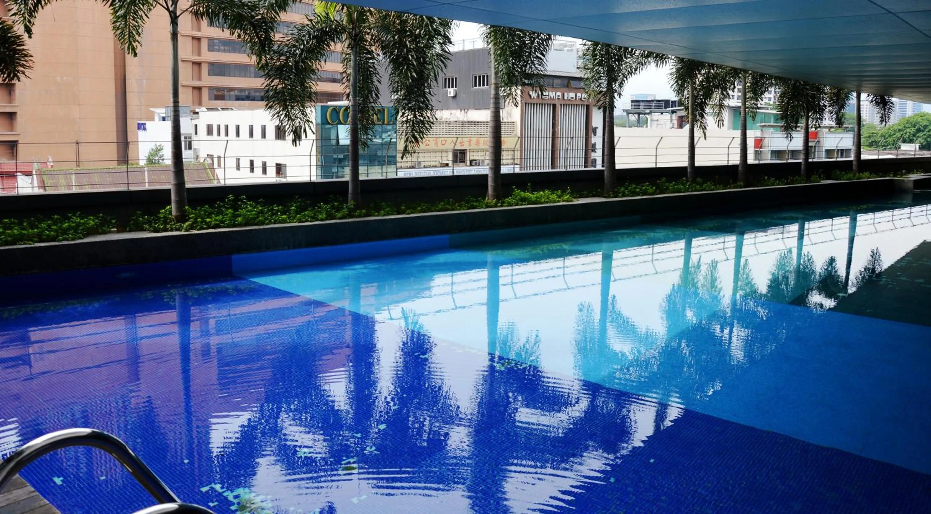 Pool view in Taragon Residences