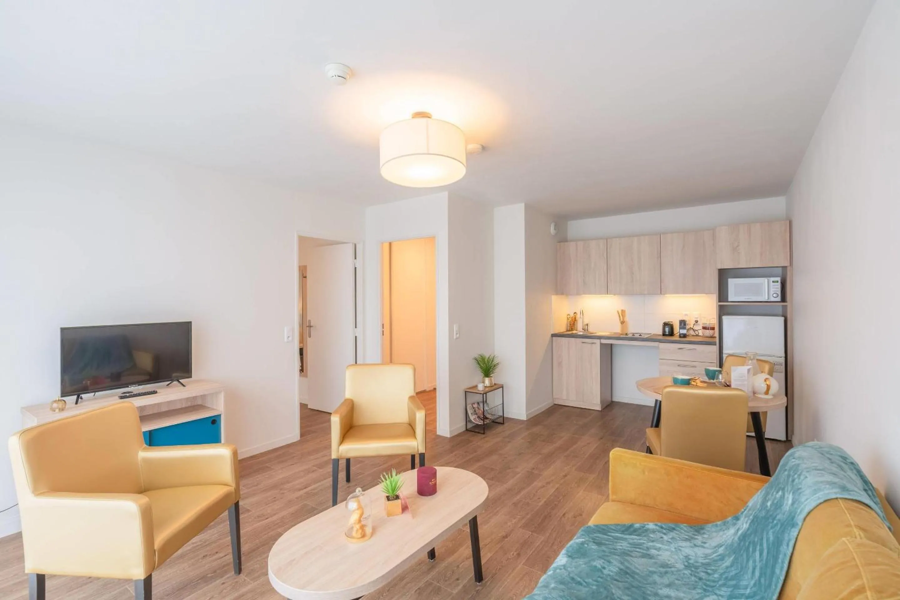 Bedroom in Quality Aparthotel Reims - Les Capucins