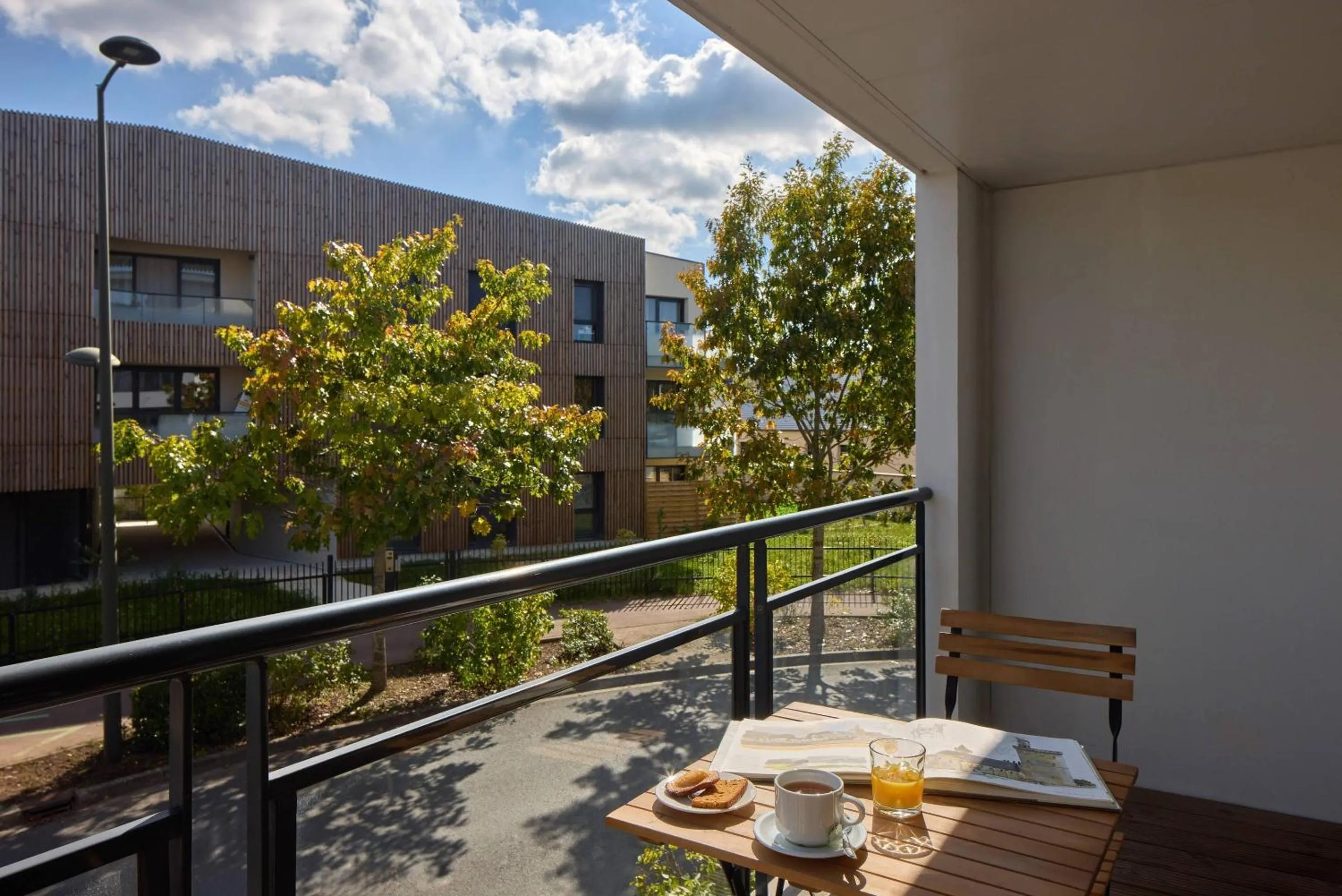 Balcony/Terrace in Quality Aparthotel Orleans Sud Zenith