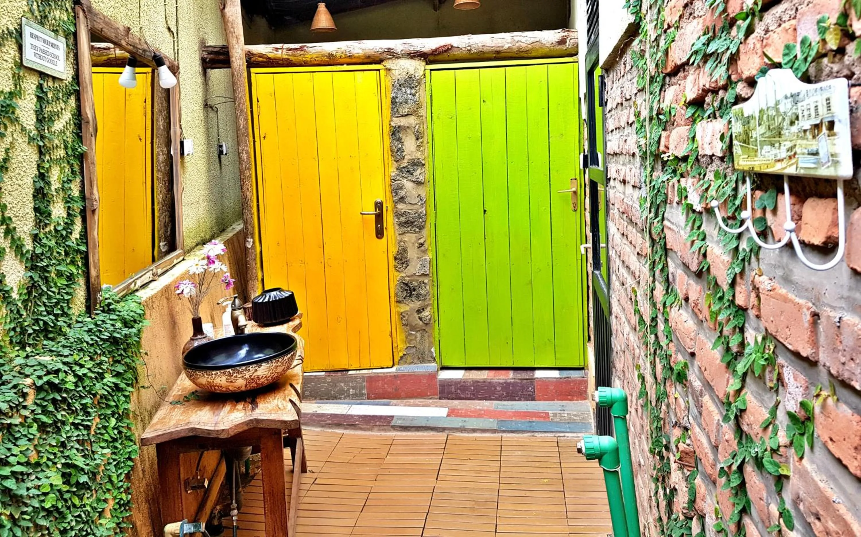Shower in Yambi Guesthouse