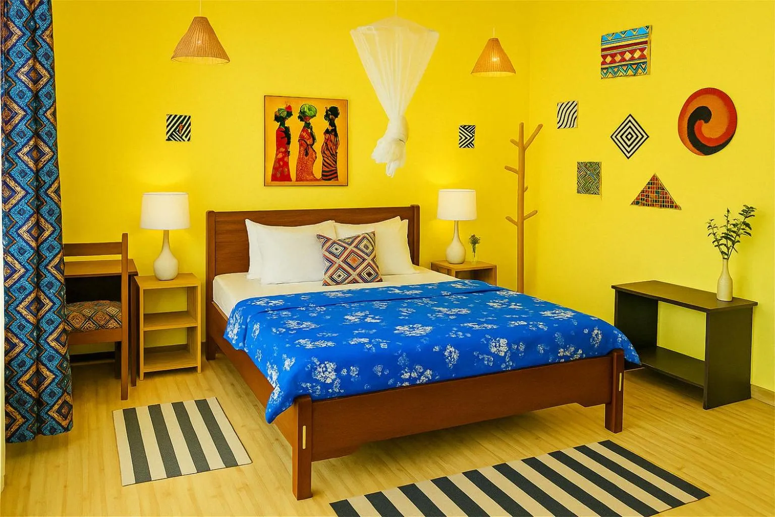 Bed in Yambi Guesthouse