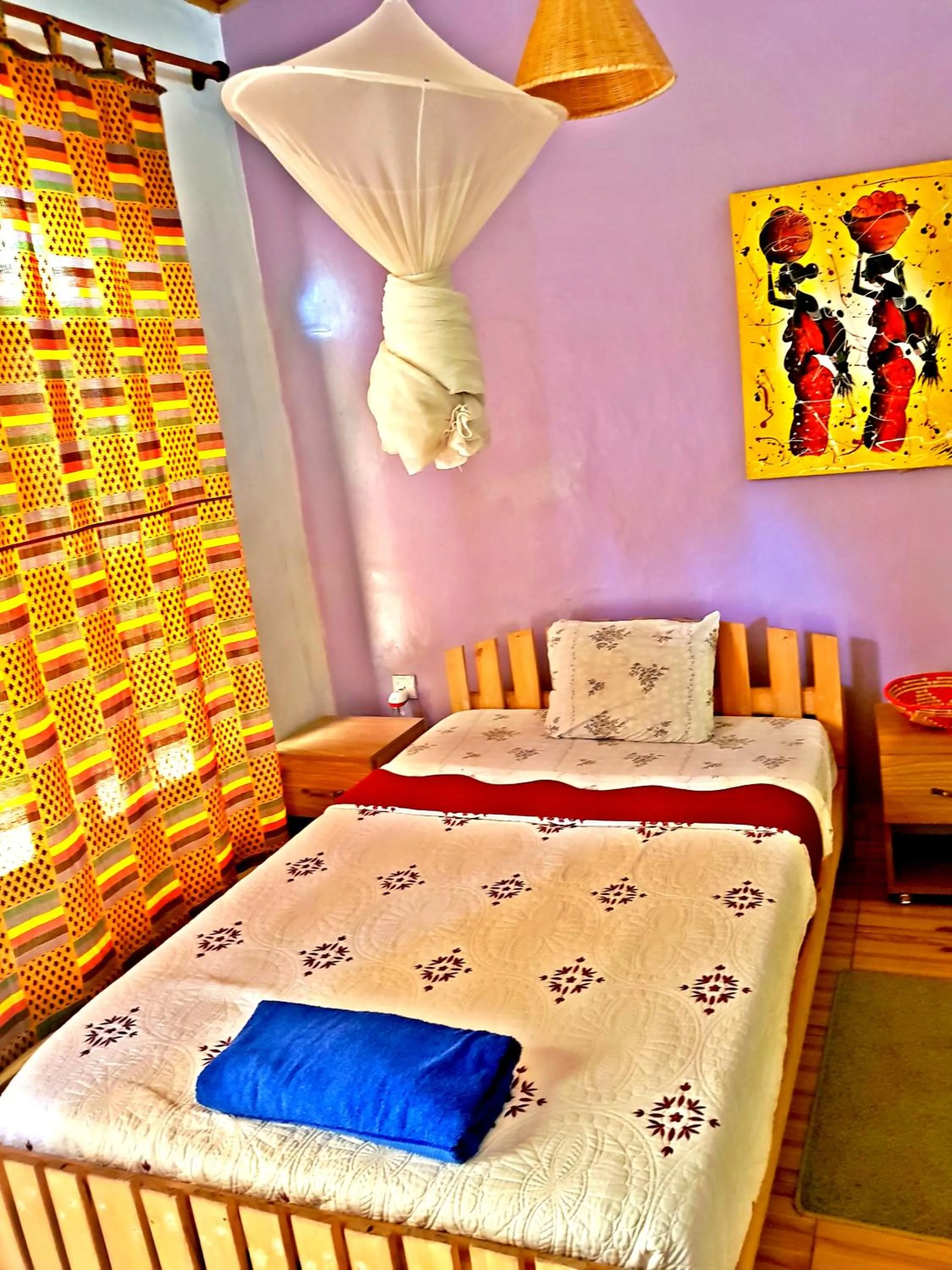 Bed in Yambi Guesthouse