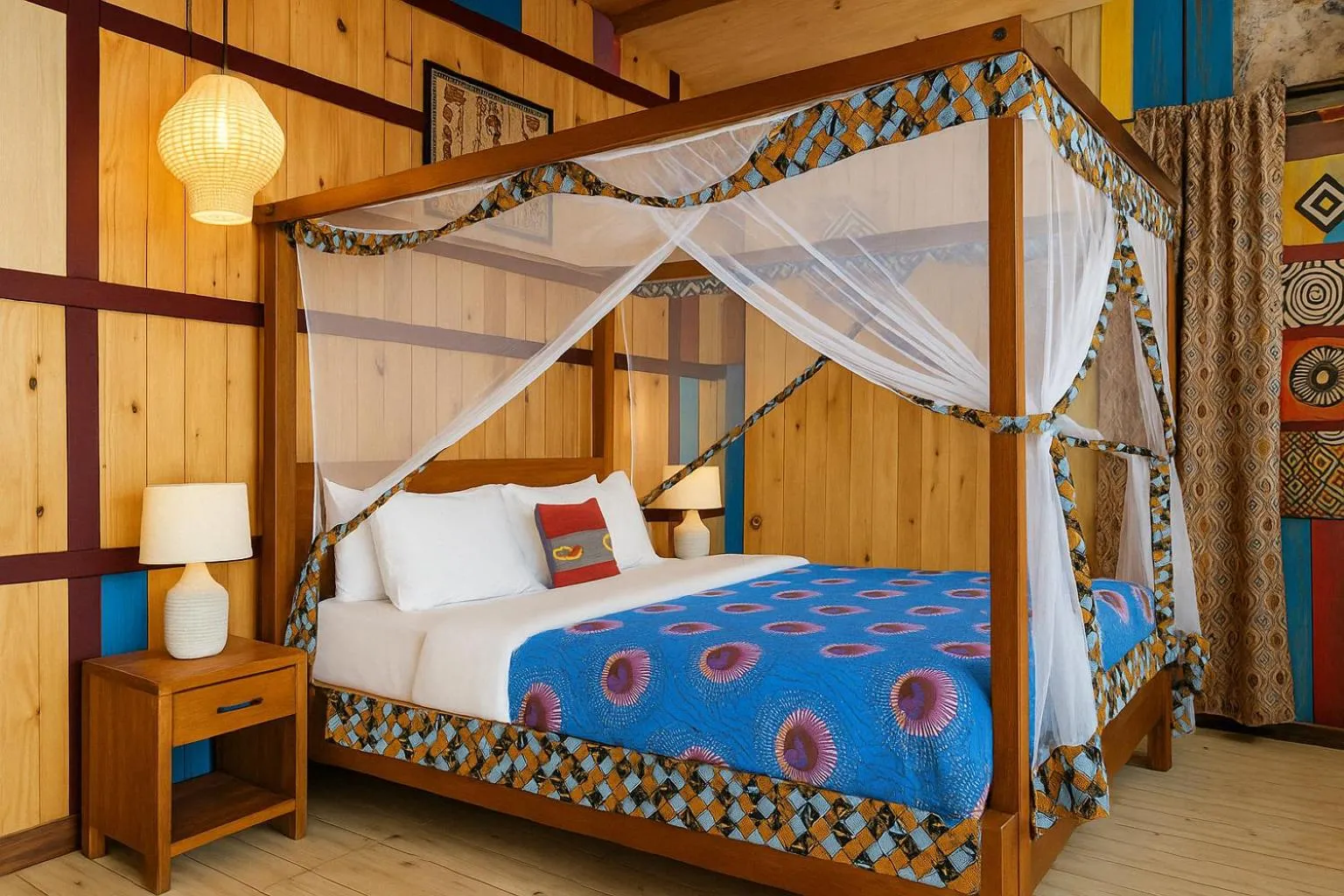 Bed in Yambi Guesthouse