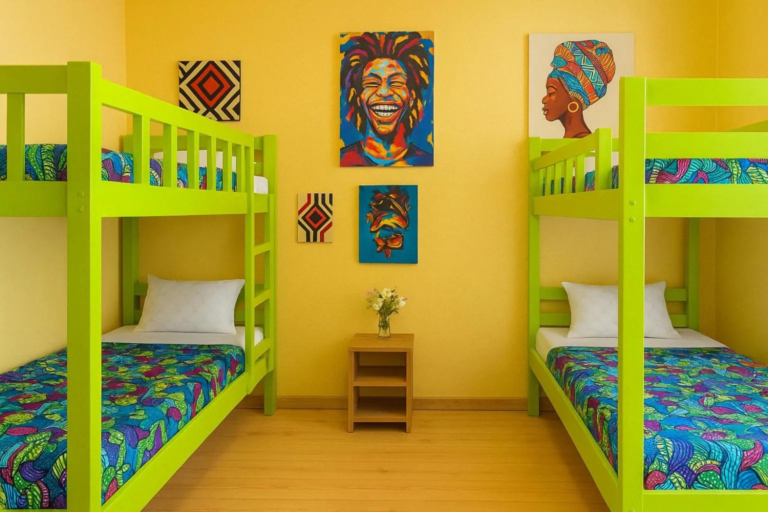 Bed in Yambi Guesthouse