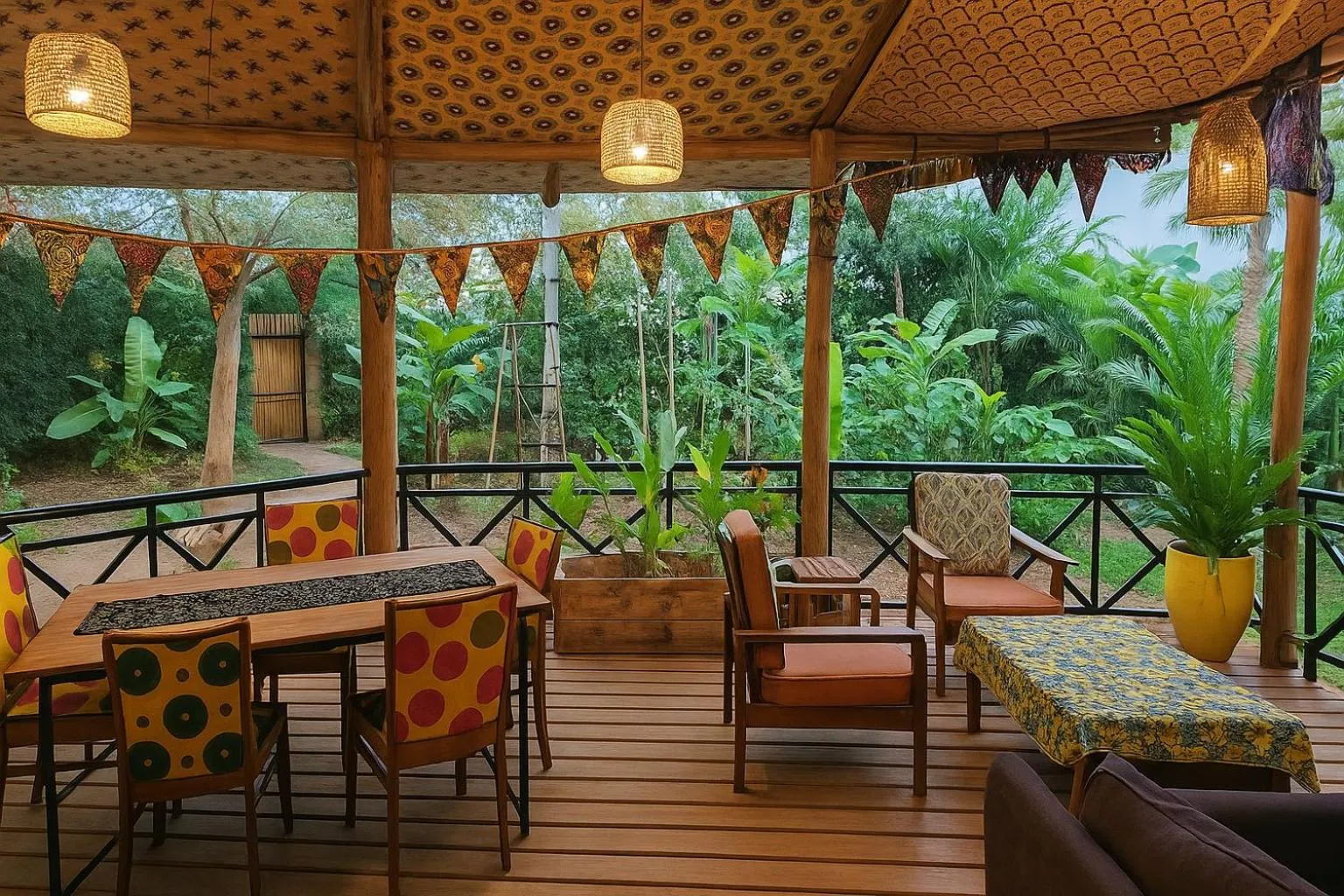 Communal lounge/ TV room in Yambi Guesthouse