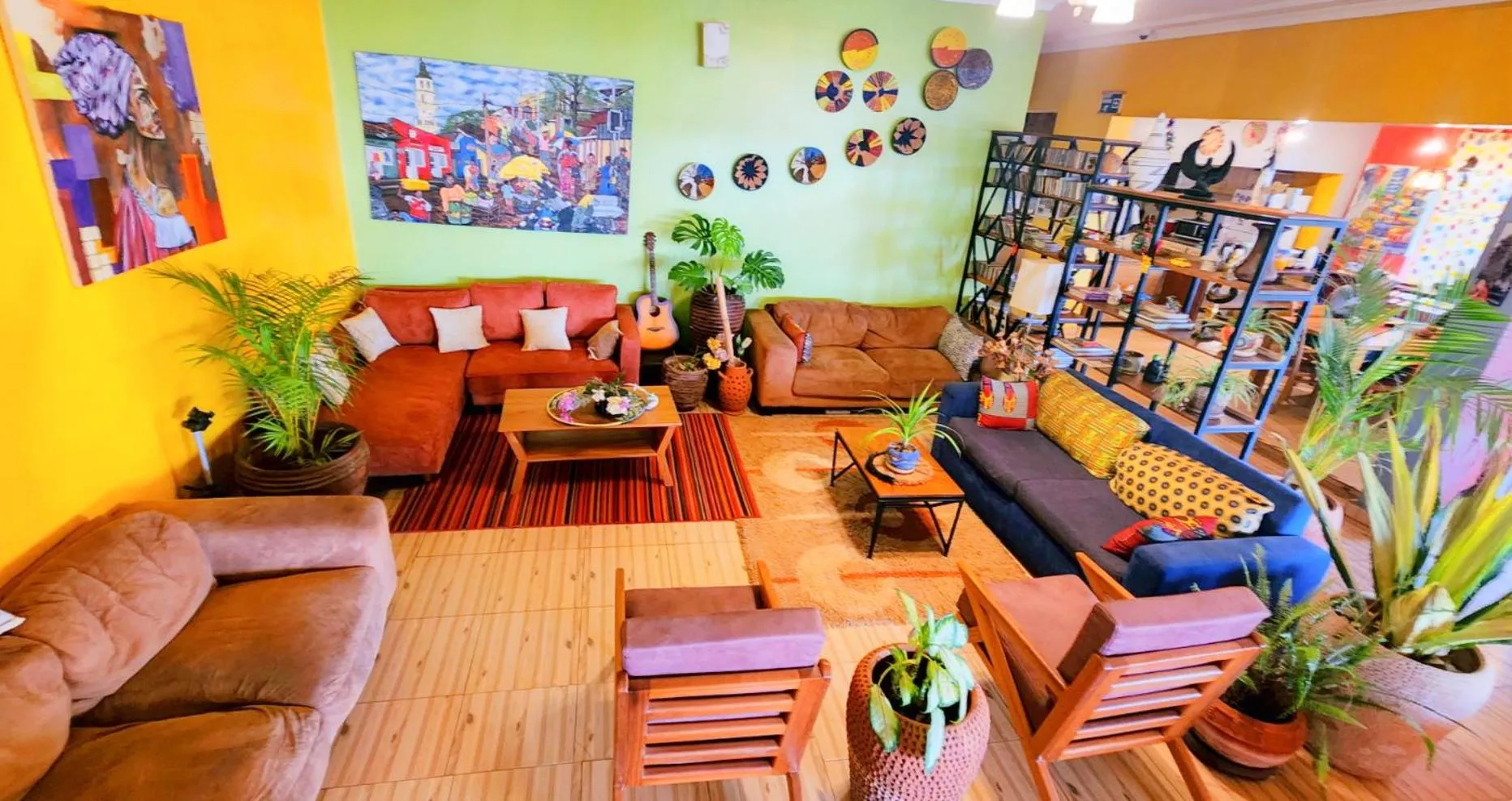 Lobby or reception in Yambi Guesthouse