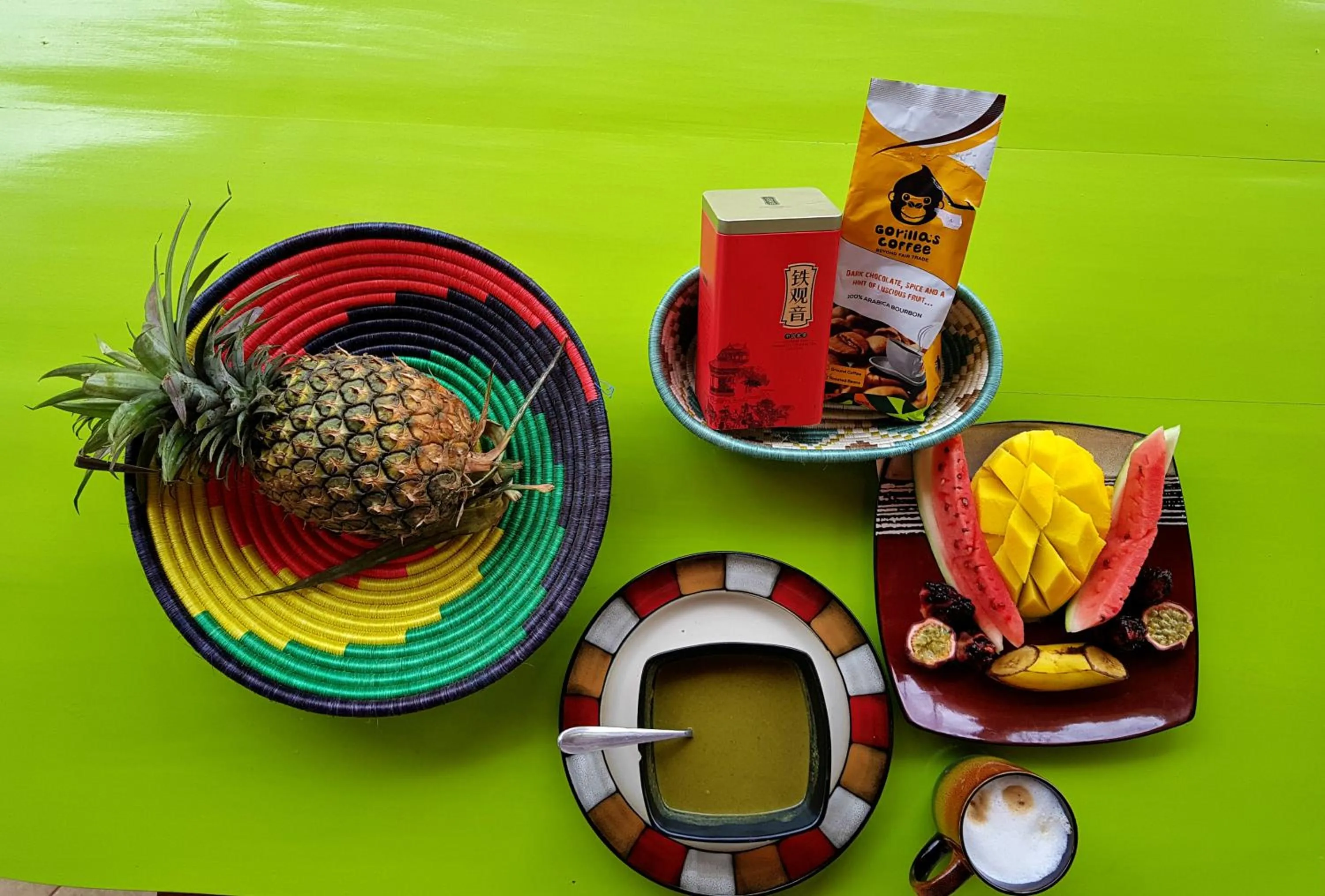 Food close-up in Yambi Guesthouse