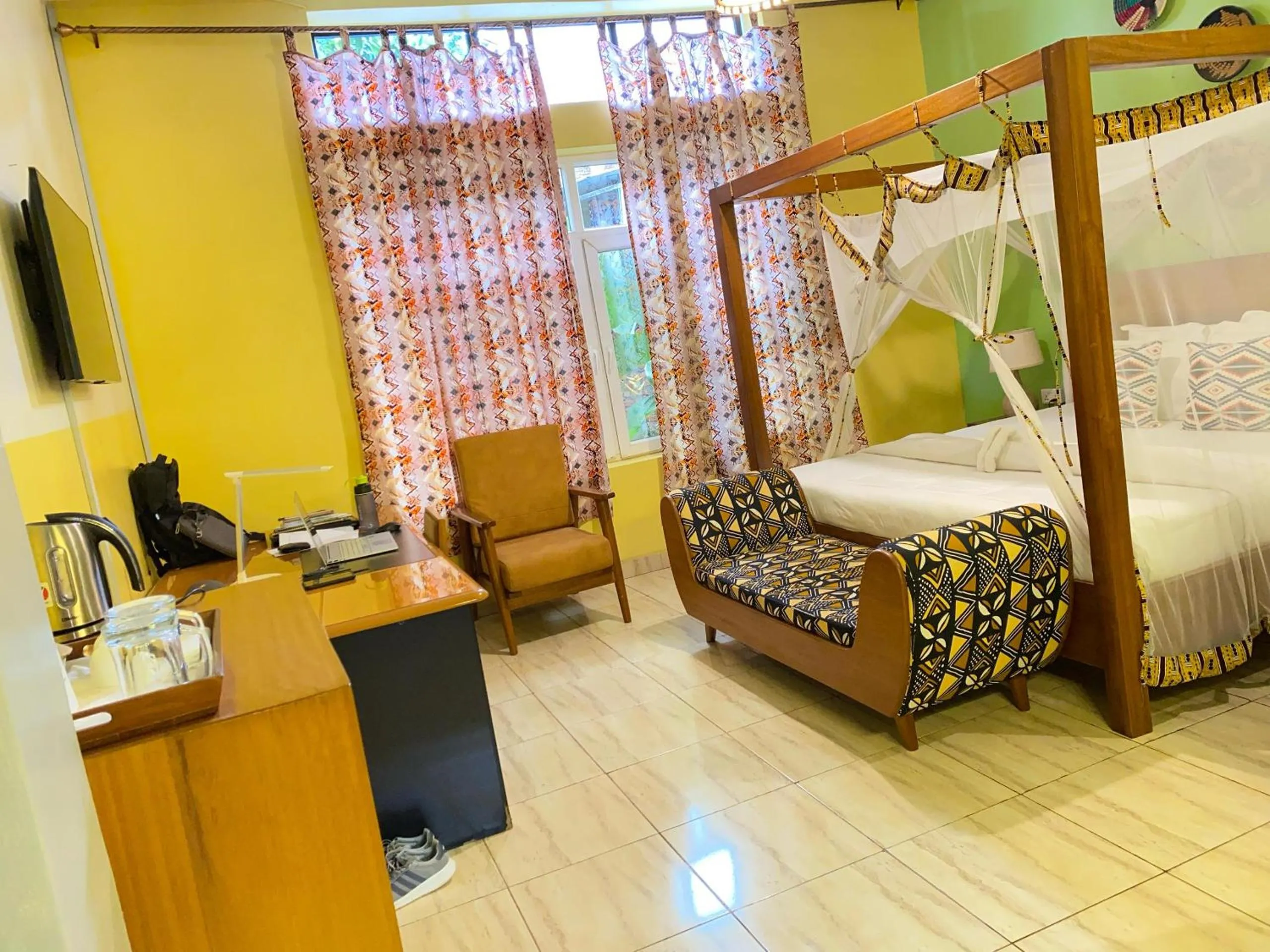 Bed in Yambi Guesthouse