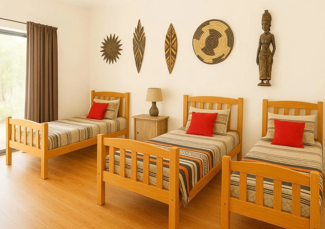 Bed in Yambi Guesthouse