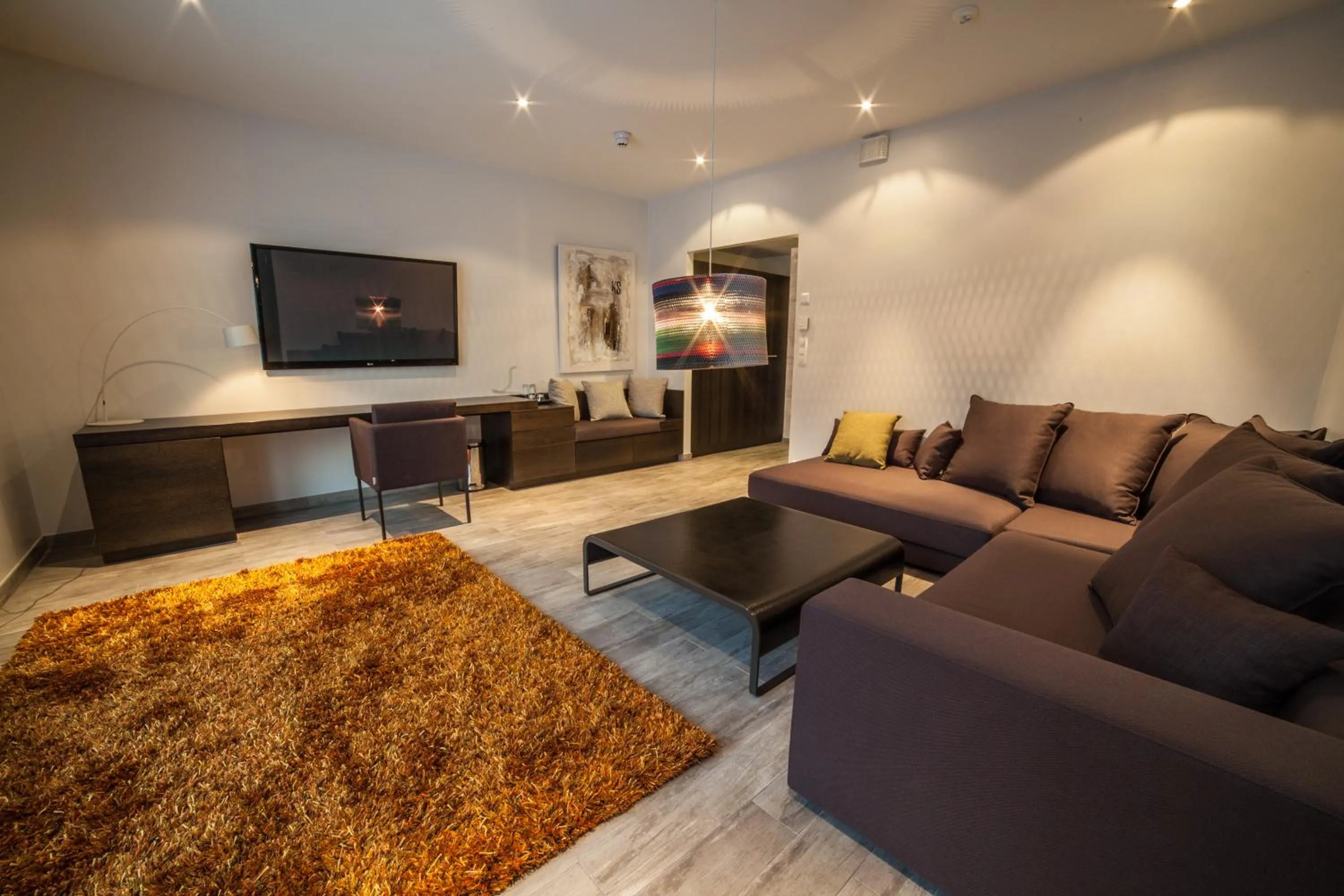 Living room in Hotelli Suomutunturi