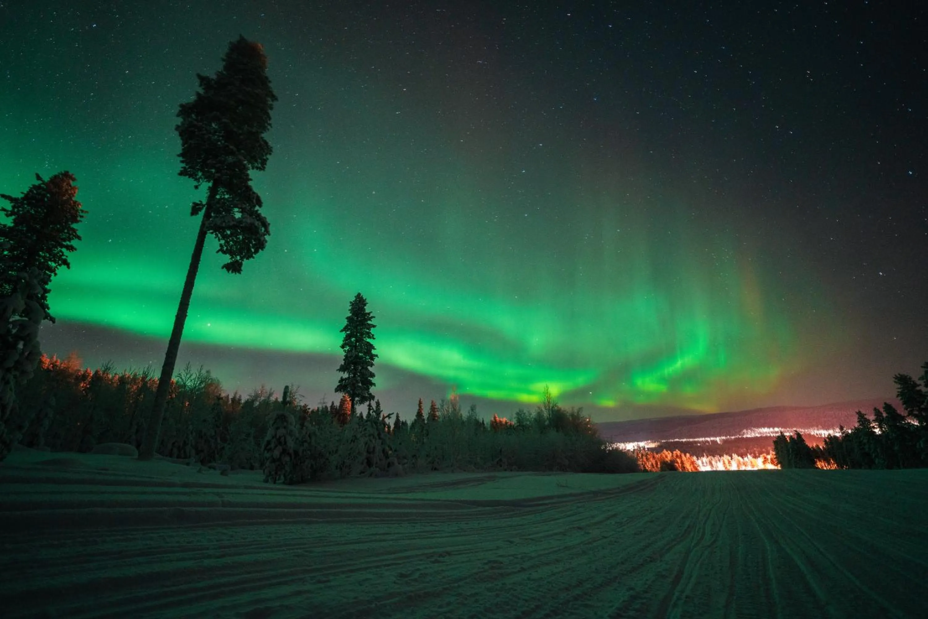 Night in Hotelli Suomutunturi