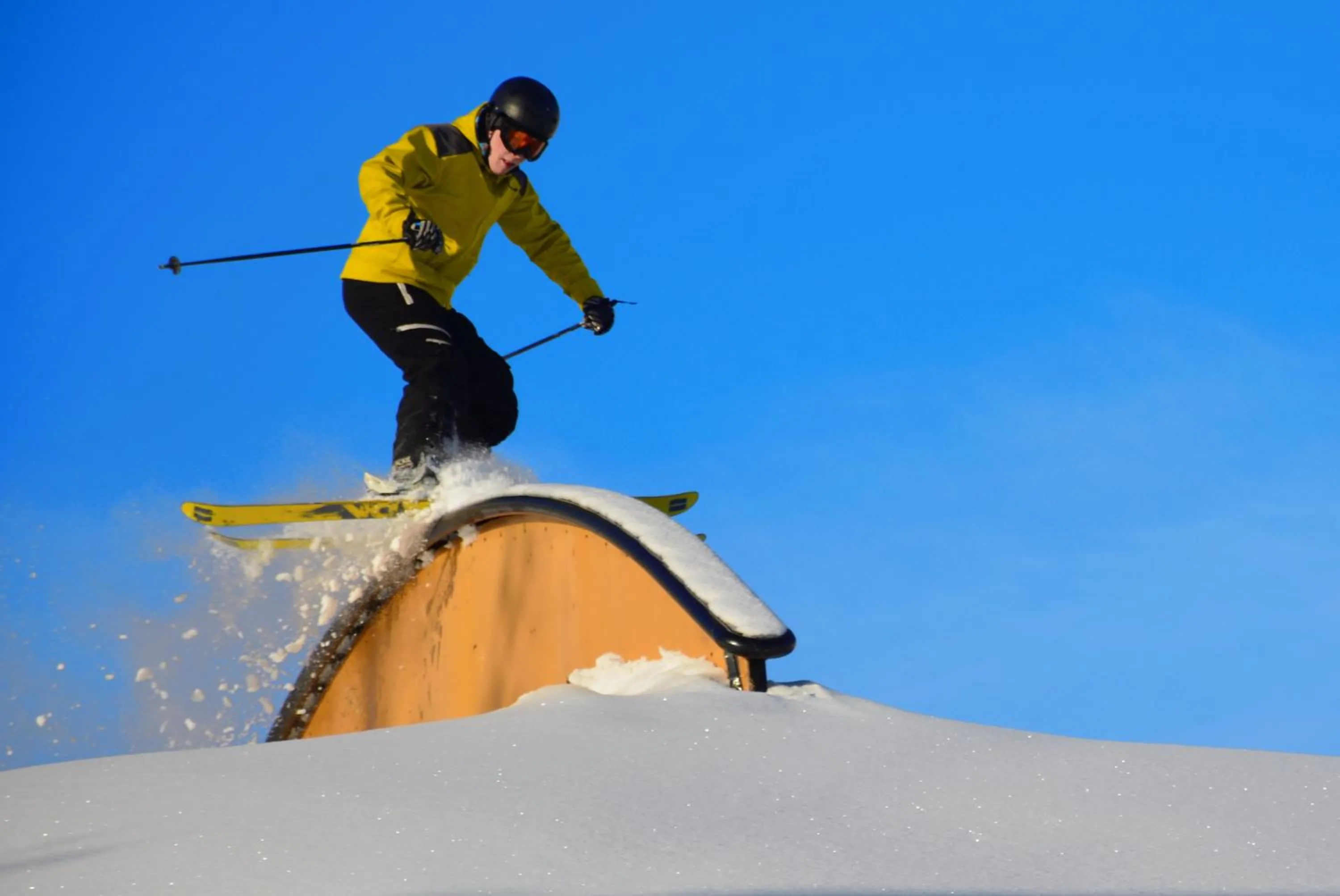 Skiing in Hotelli Suomutunturi