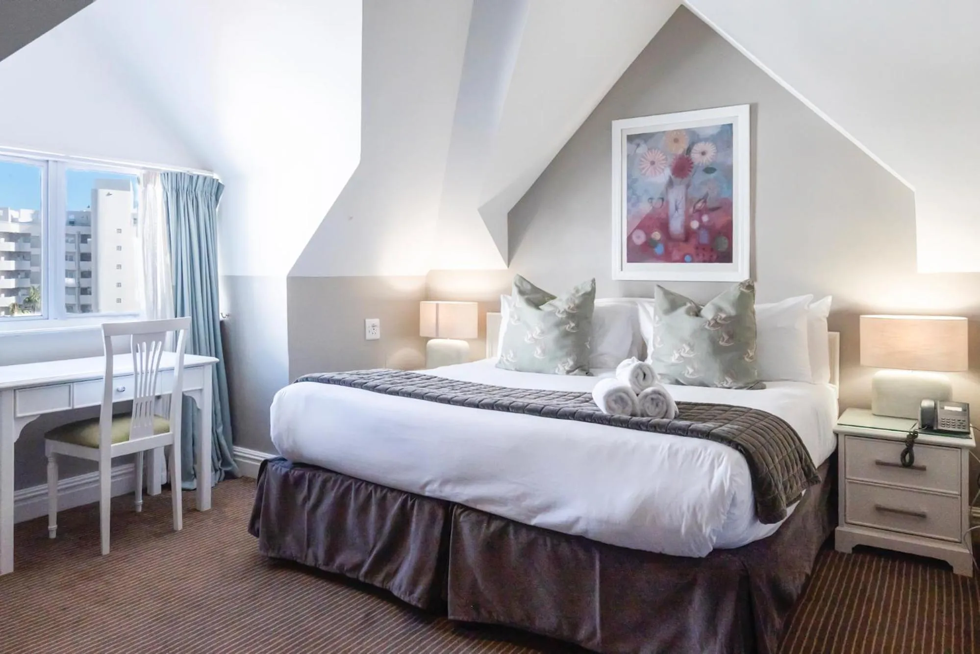 Bedroom, Bed in The Bantry Aparthotel by Totalstay