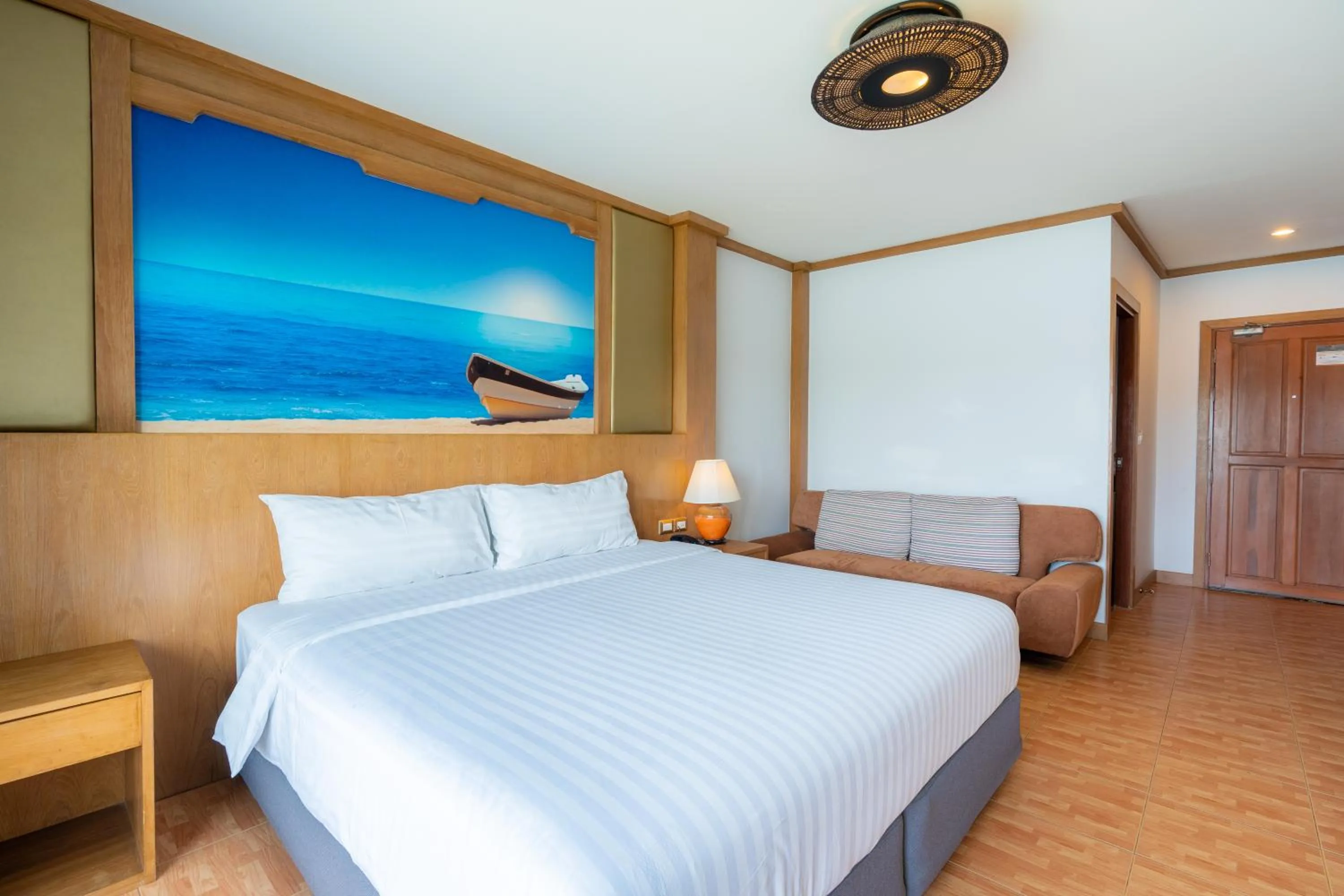 Bed in Chabana Resort Bang-tao Beach Phuket- SHA Extra Plus
