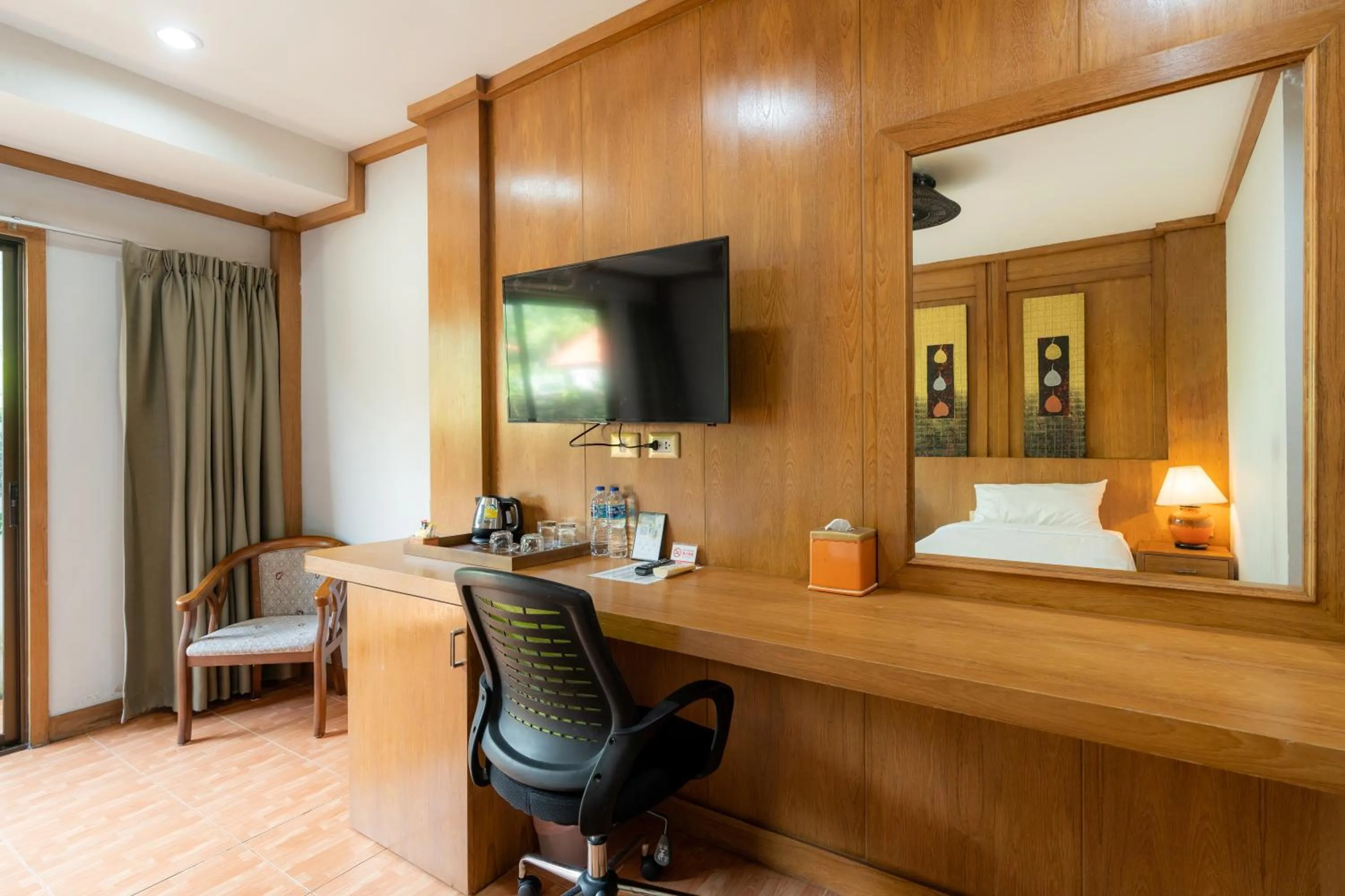 Seating area, Bed in Chabana Resort Bang-tao Beach Phuket- SHA Extra Plus