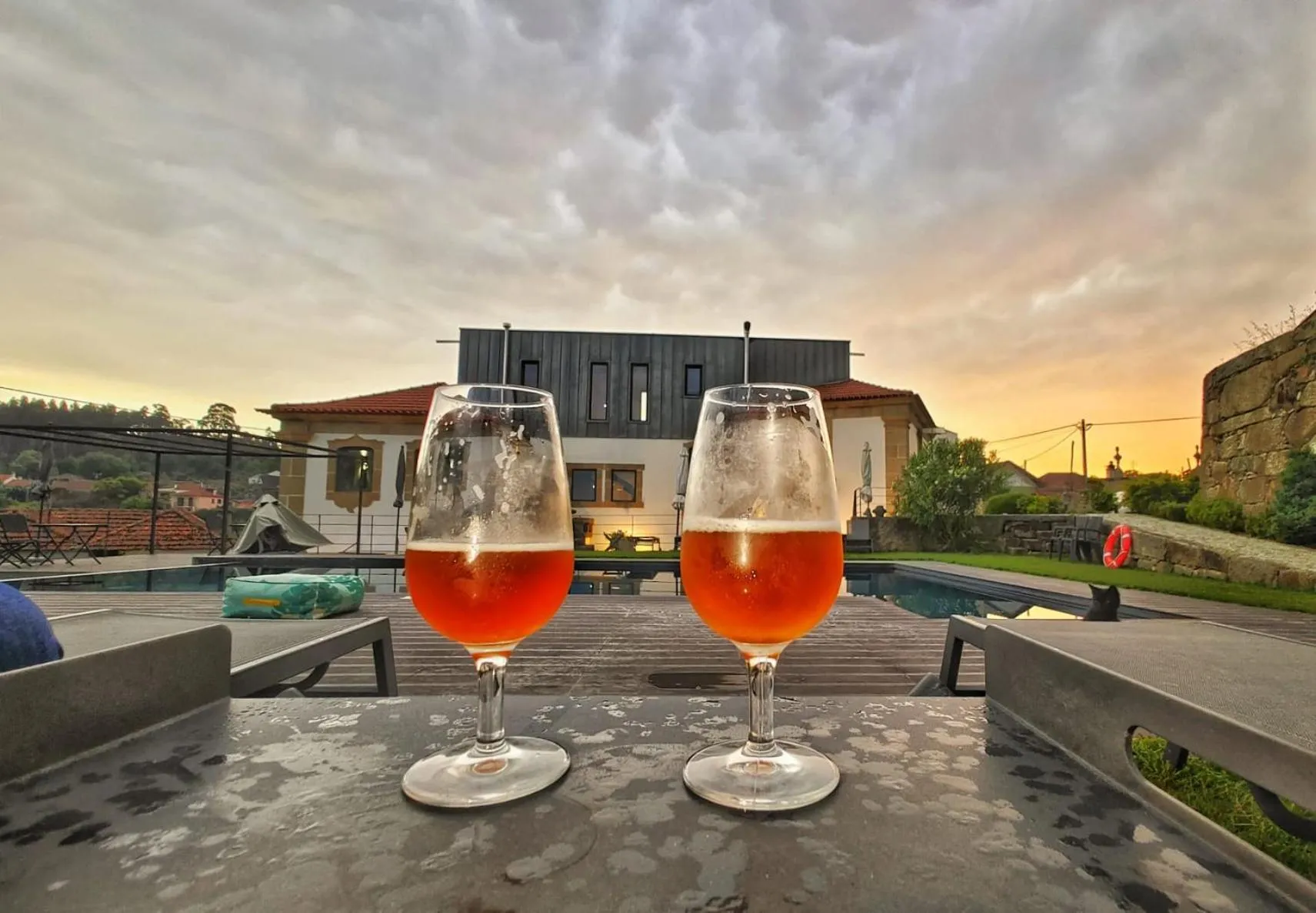 Swimming pool in Paço de Vilharigues