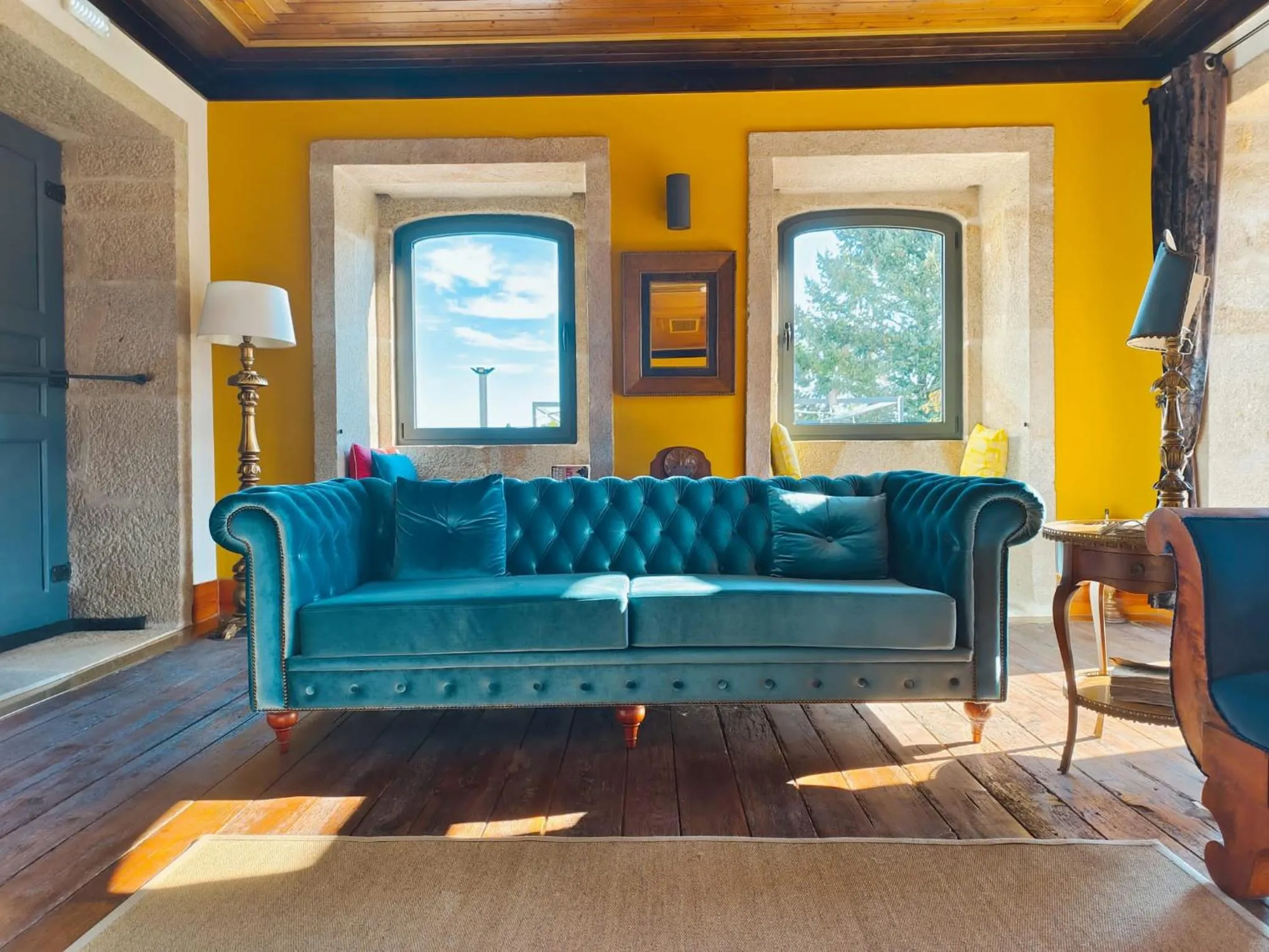 Living room in Paço de Vilharigues