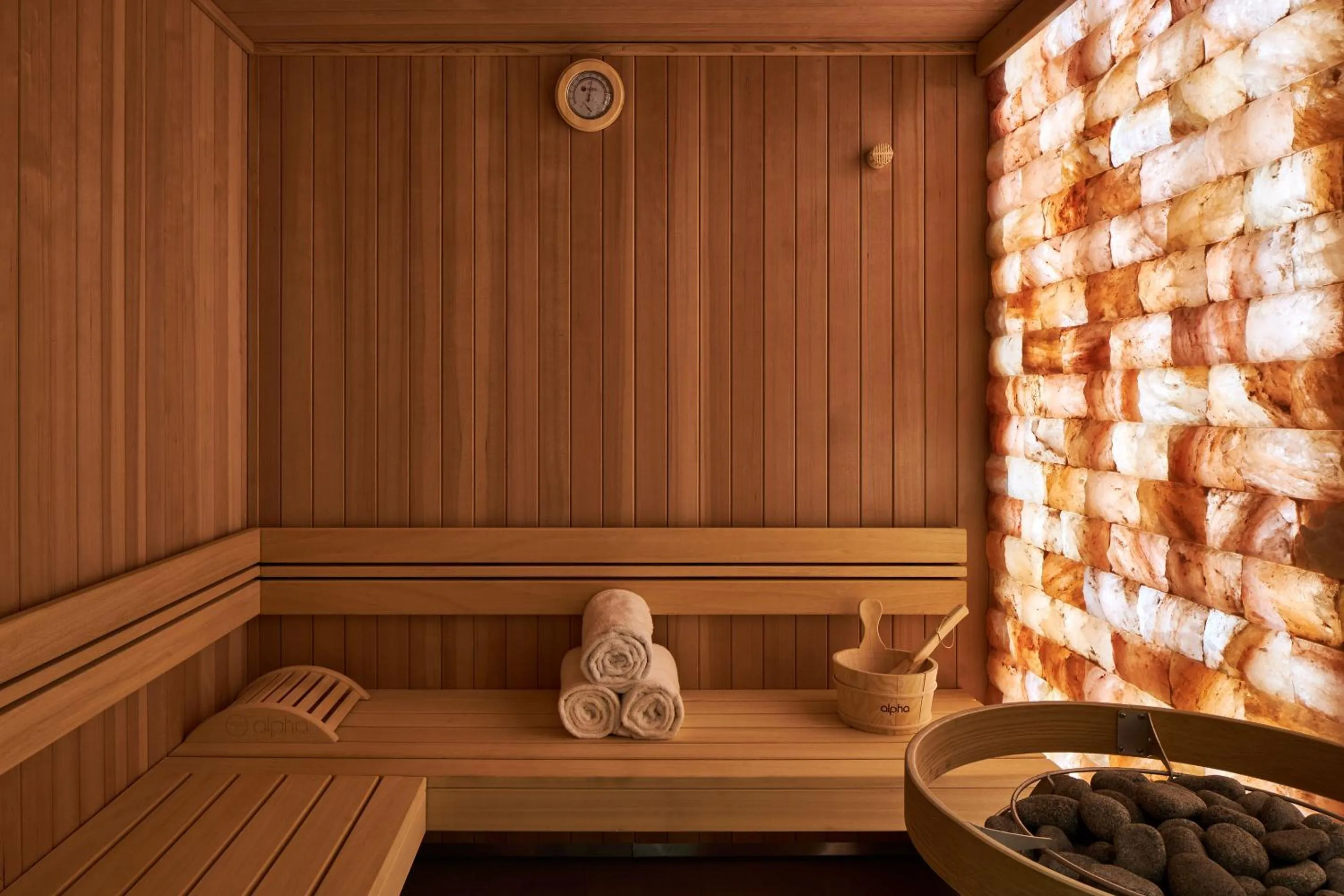 Sauna in Hotel Villa Romantic & Spa