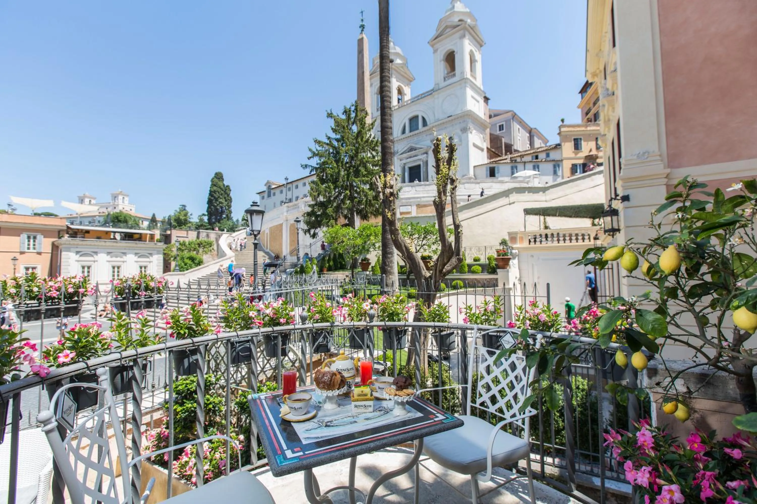 Balcony/Terrace in Royal Suite Trinità Dei Monti