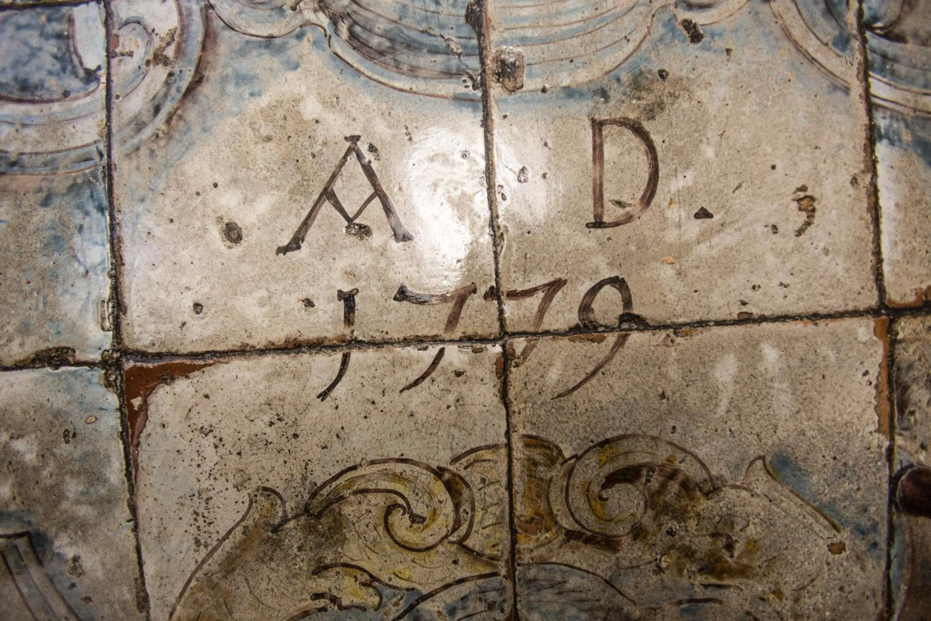 Decorative detail in Royal Suite Trinità Dei Monti