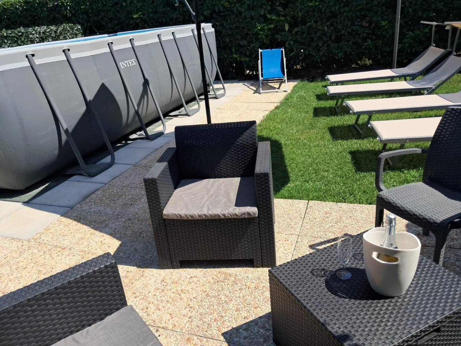 Garden in B&B Villa Rosa