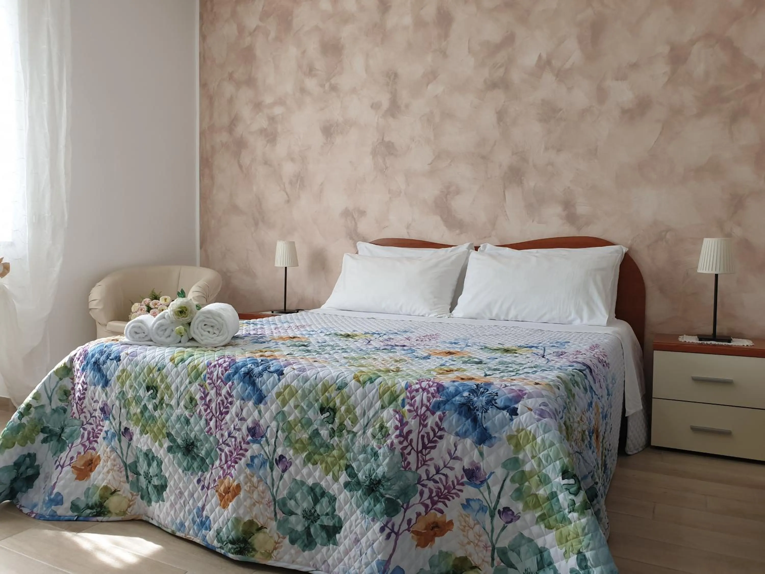 Bedroom, Bed in B&B Villa Rosa