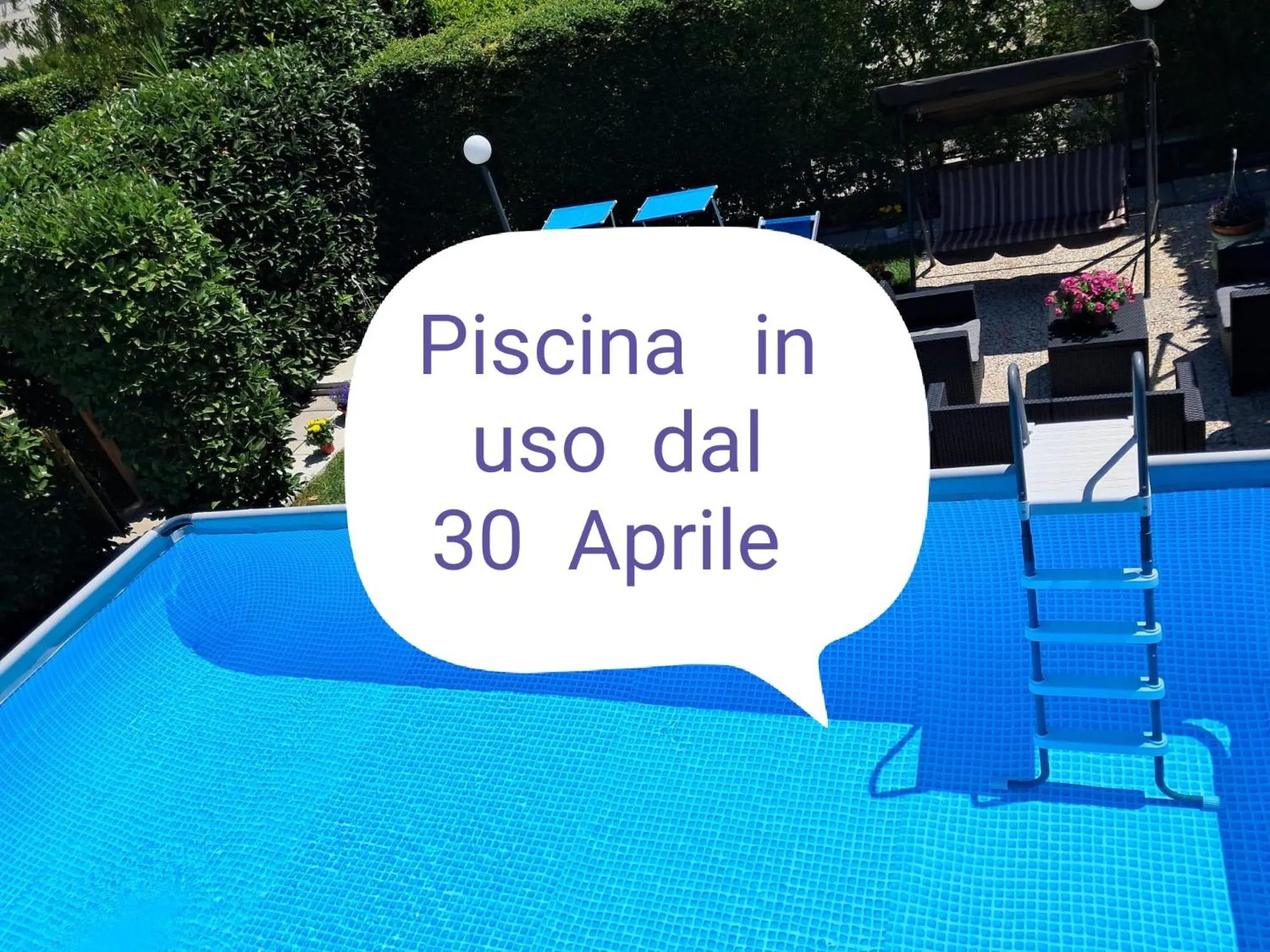 Swimming pool in B&B Villa Rosa