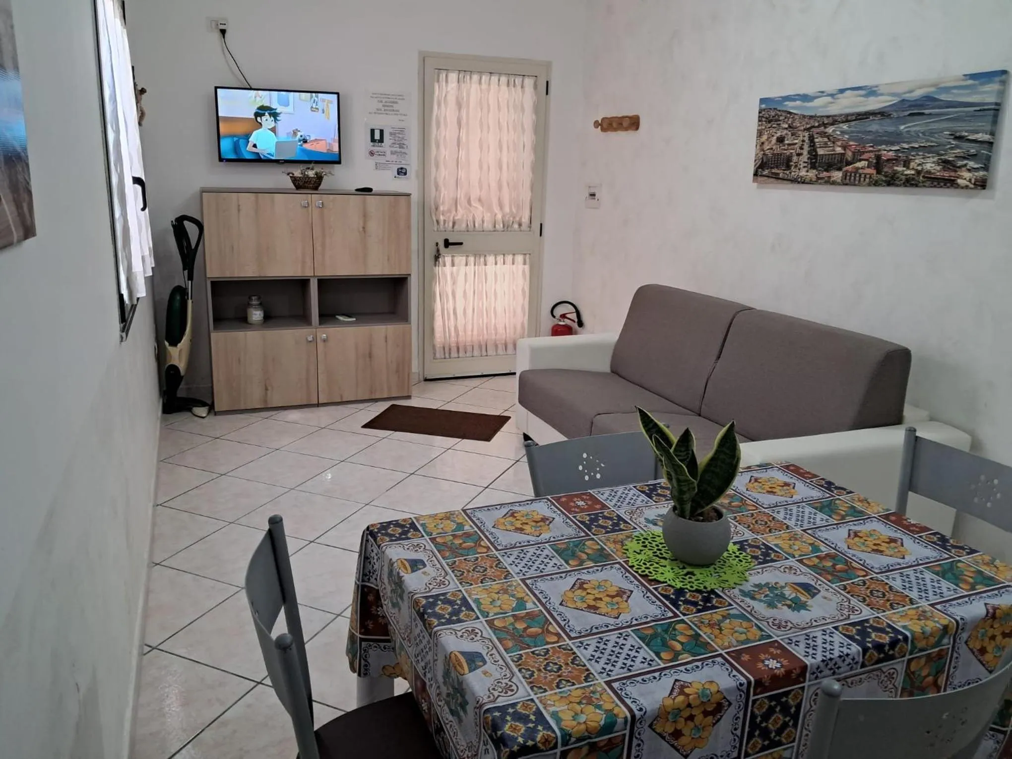 Dining area in B&B Villa Rosa