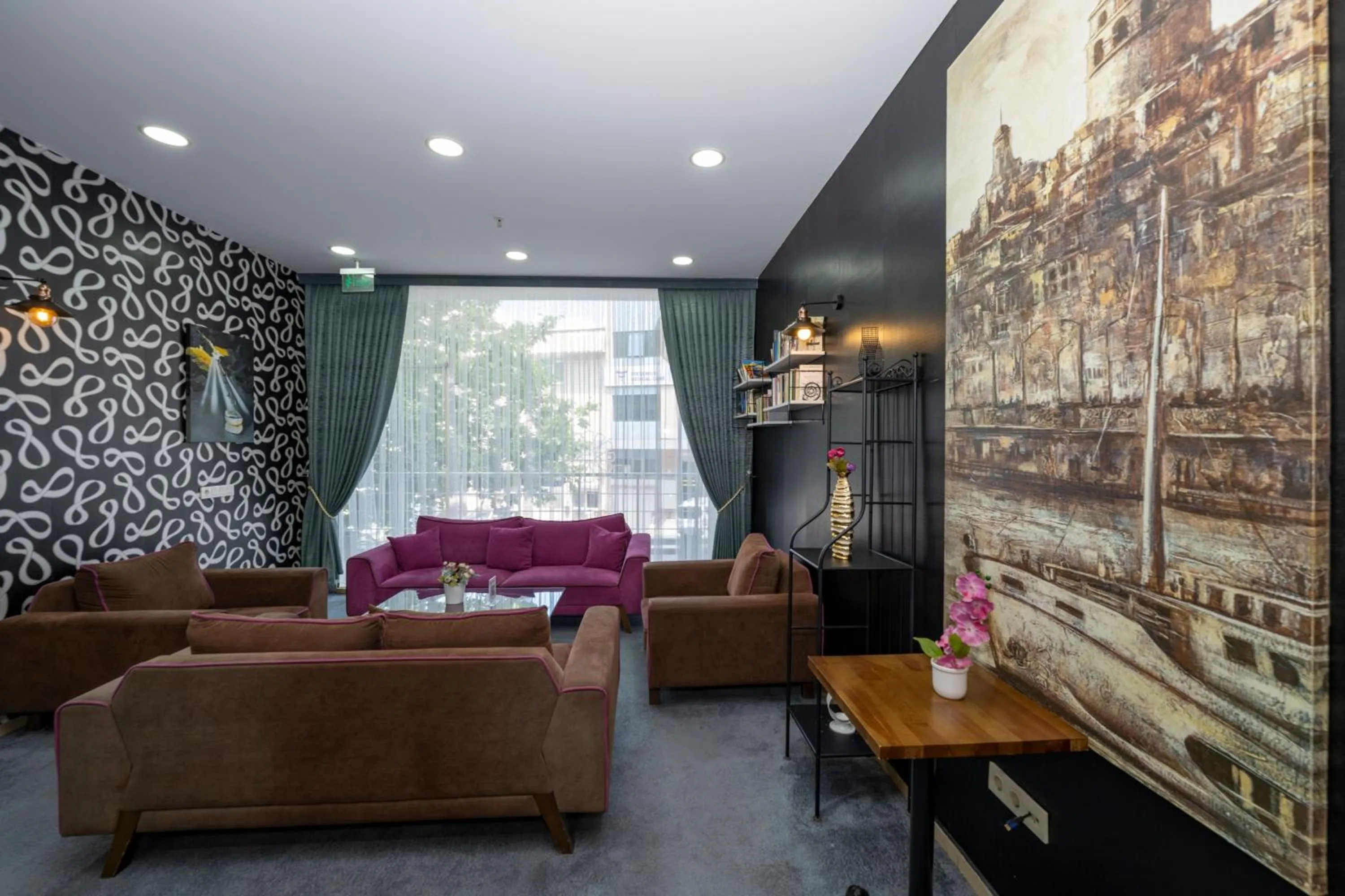 Seating Area in Interstellar Hotel