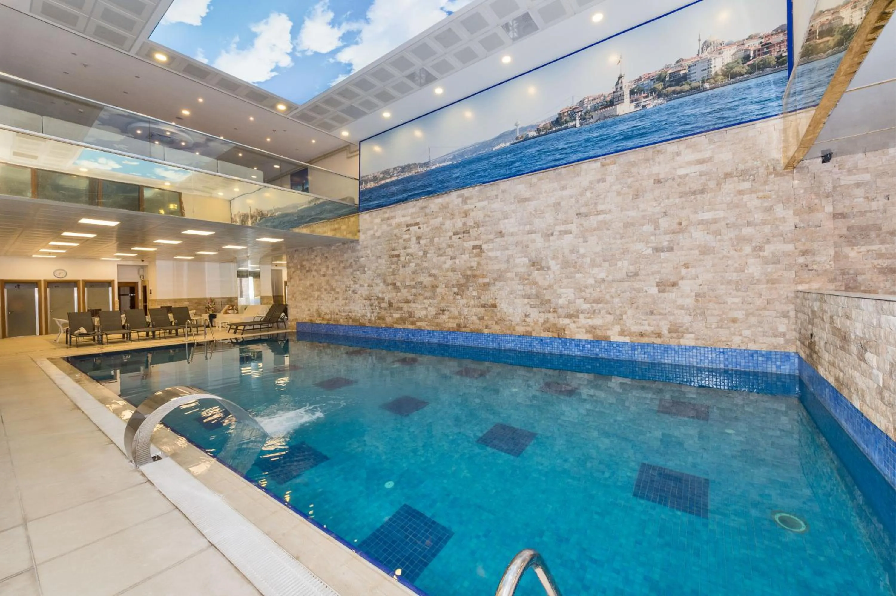 Decorative detail, Swimming Pool in Interstellar Hotel