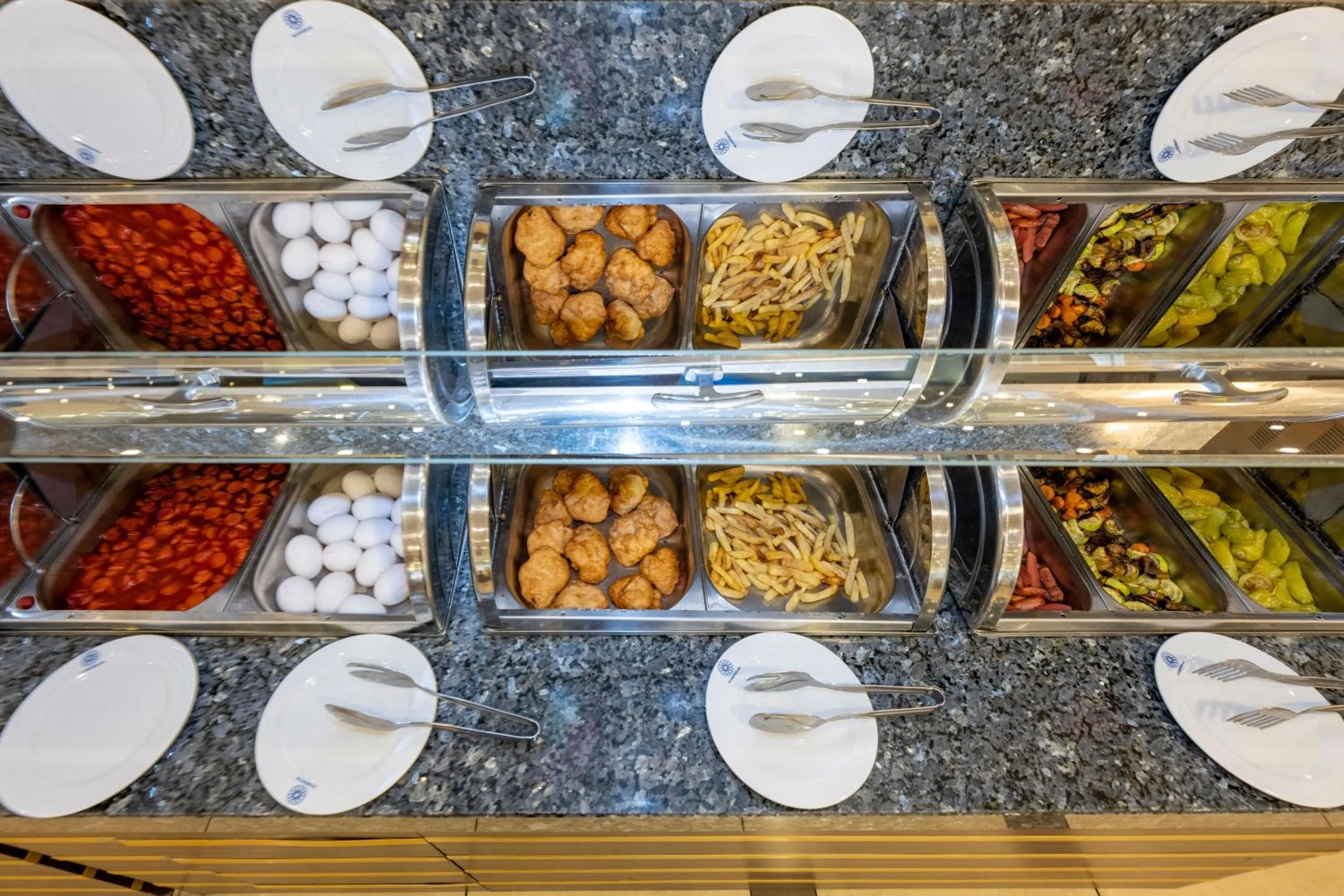 Buffet breakfast in Interstellar Hotel