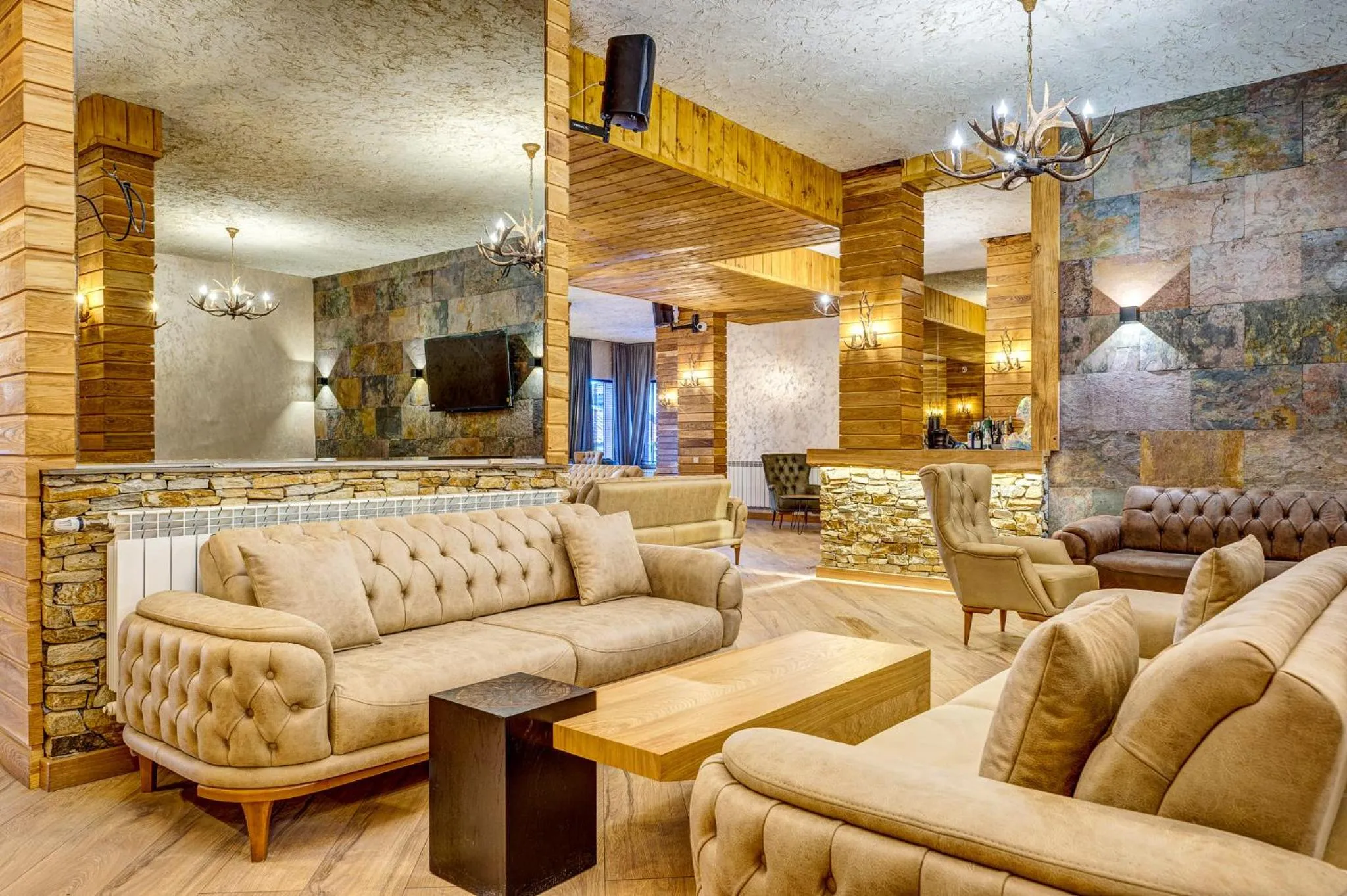 Lobby or reception in Grand Resort Pamporovo Apartments