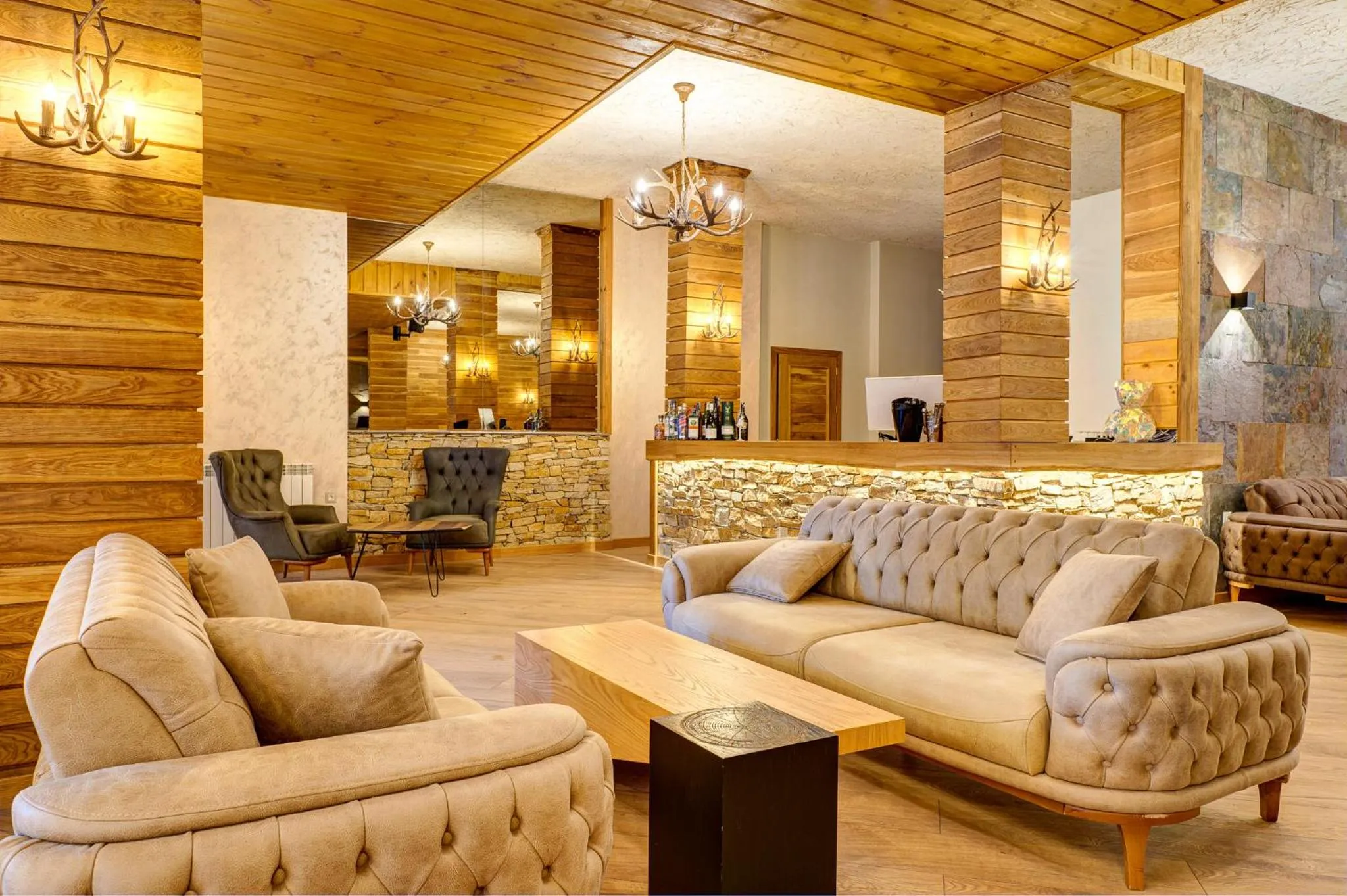 Lobby or reception in Grand Resort Pamporovo Apartments