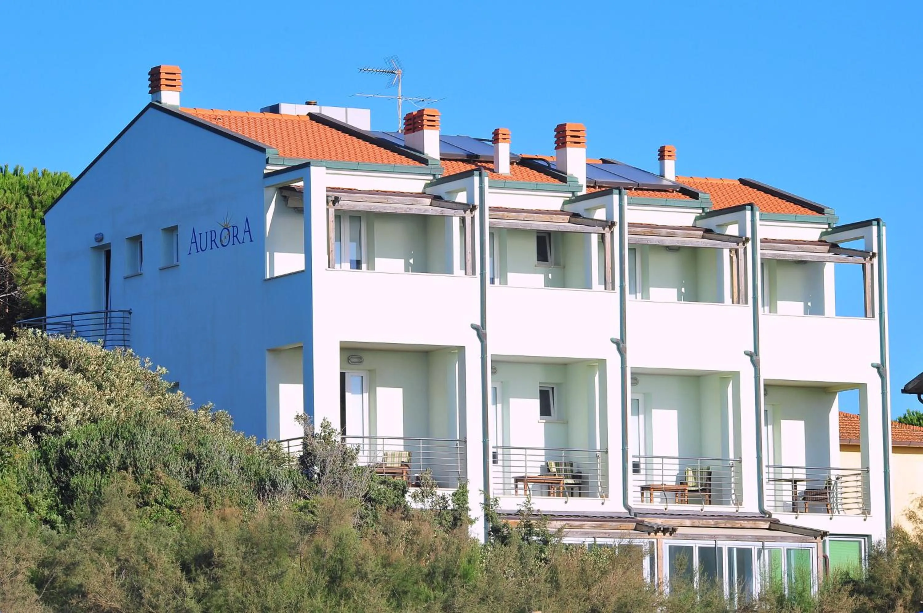 Facade/entrance in Hotel Aurora